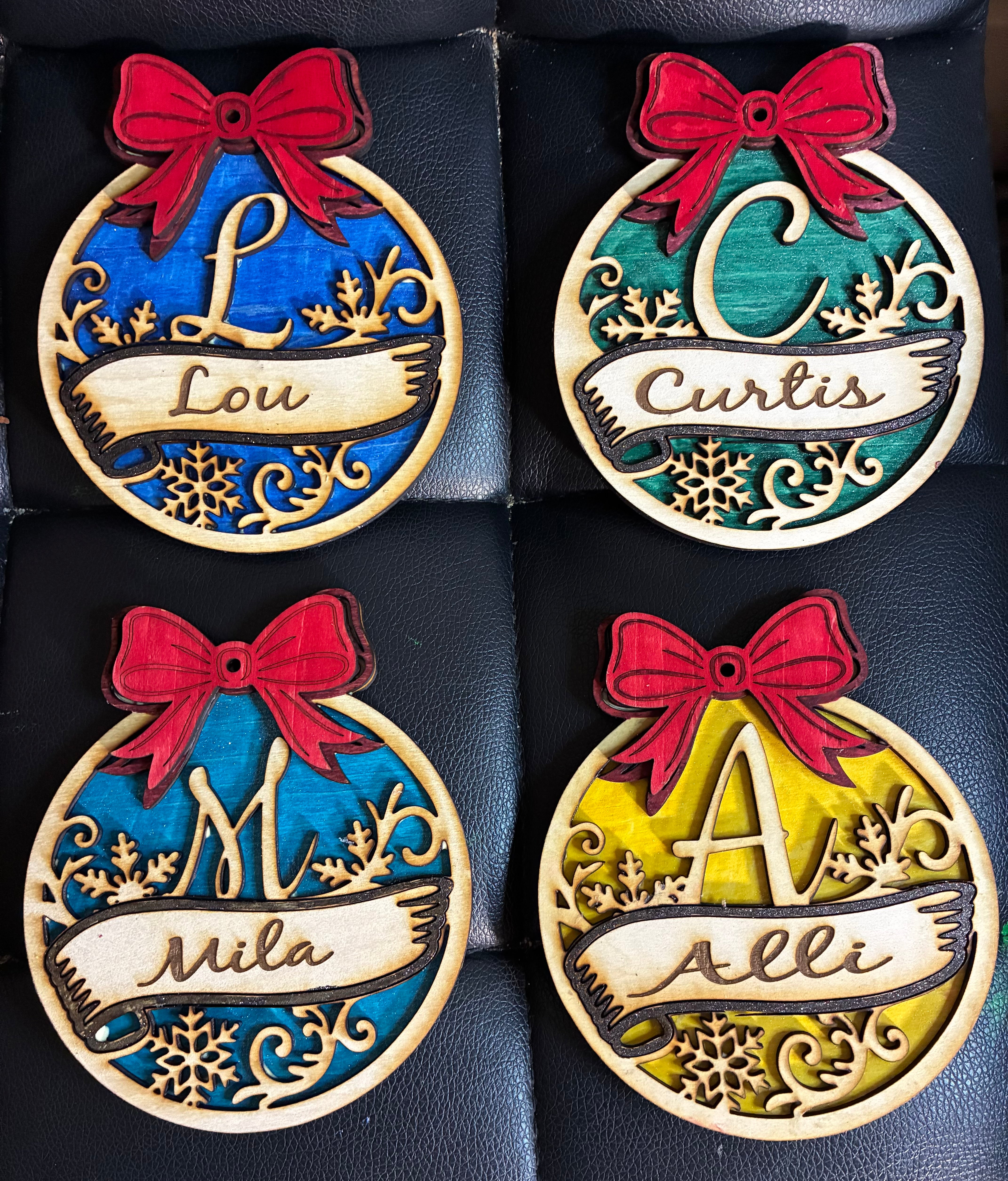 Personalized Christmas Ornaments