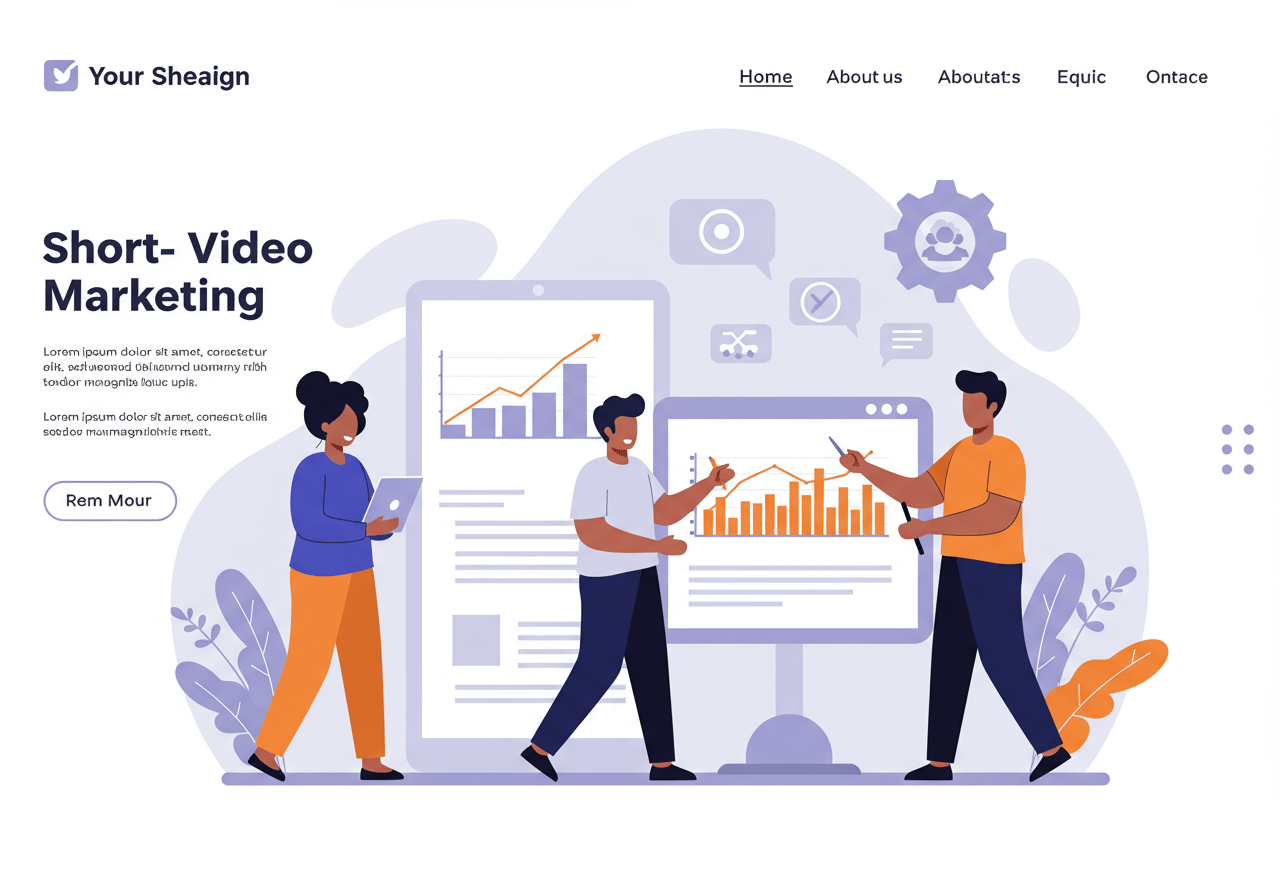Infographic summarizing the benefits of short-form video marketing, including engagement, cost-effectiveness, and extended reach.