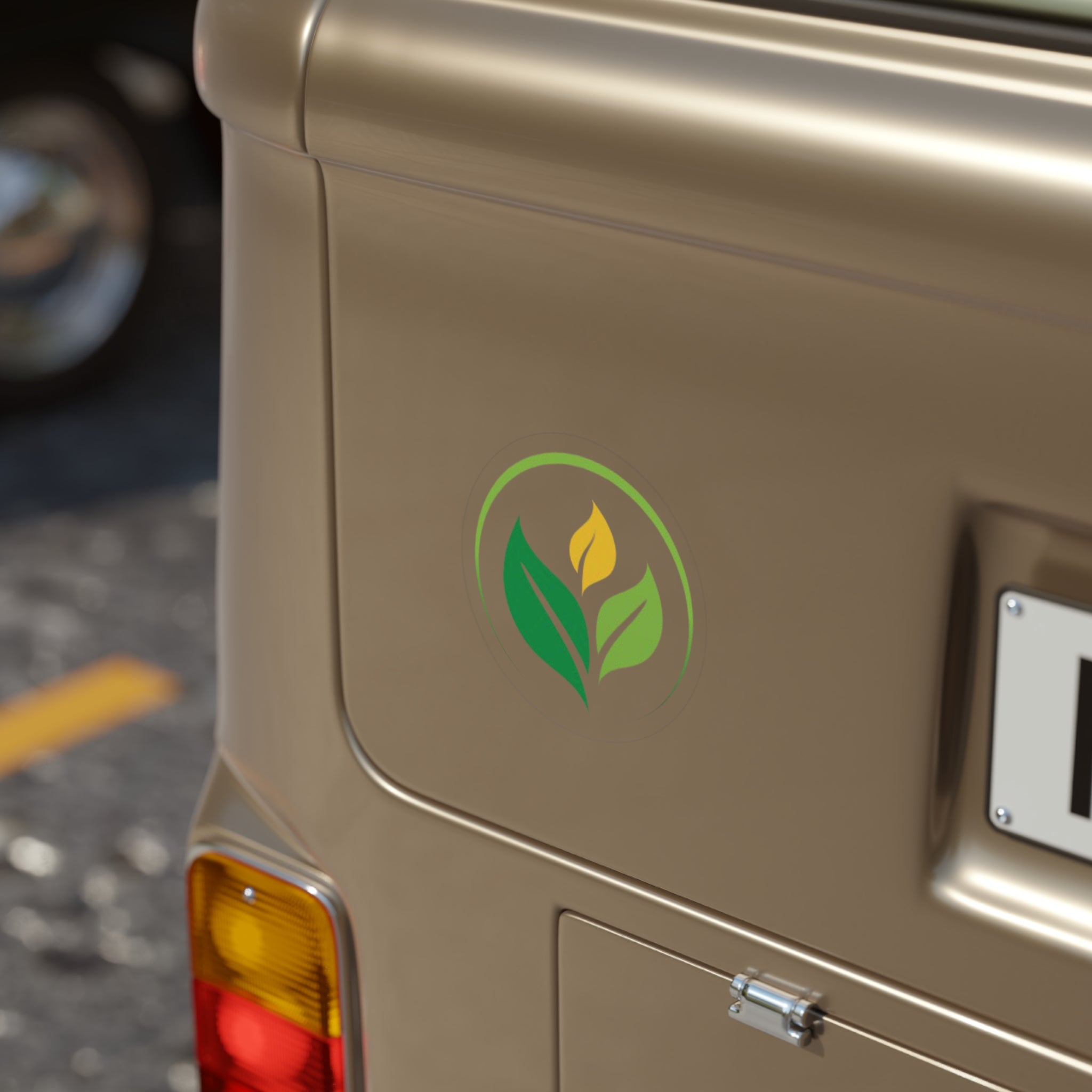 Eco-Friendly Transparent Car Sticker - Custom Design by Main Street Collective
