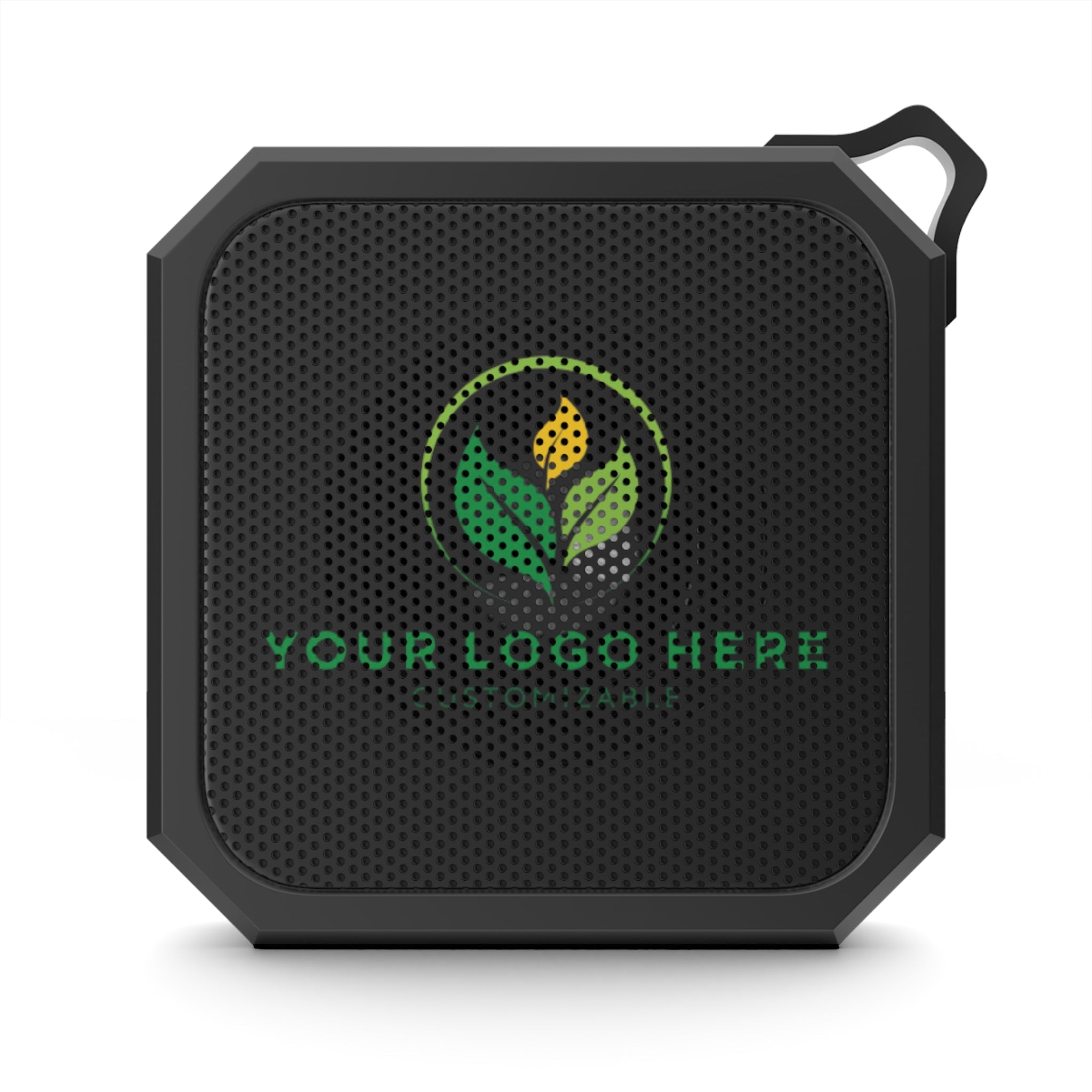 Customizable Waterproof Bluetooth Speaker with Logo - Main Street Collective. Branded Promotional Speaker for Outdoors.