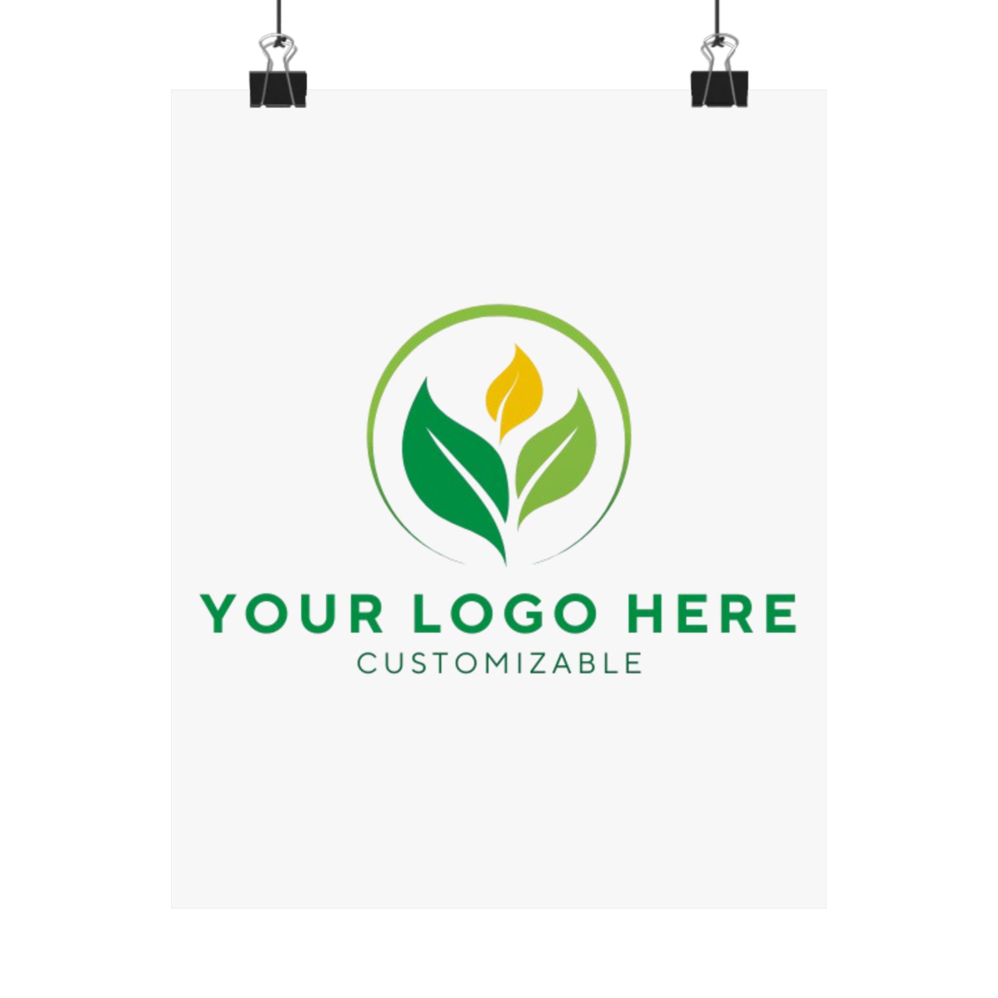 Customizable Matte Vertical Poster Mockup: Add Your Logo, Office Decor, Corporate Branding, Main Street Collective.