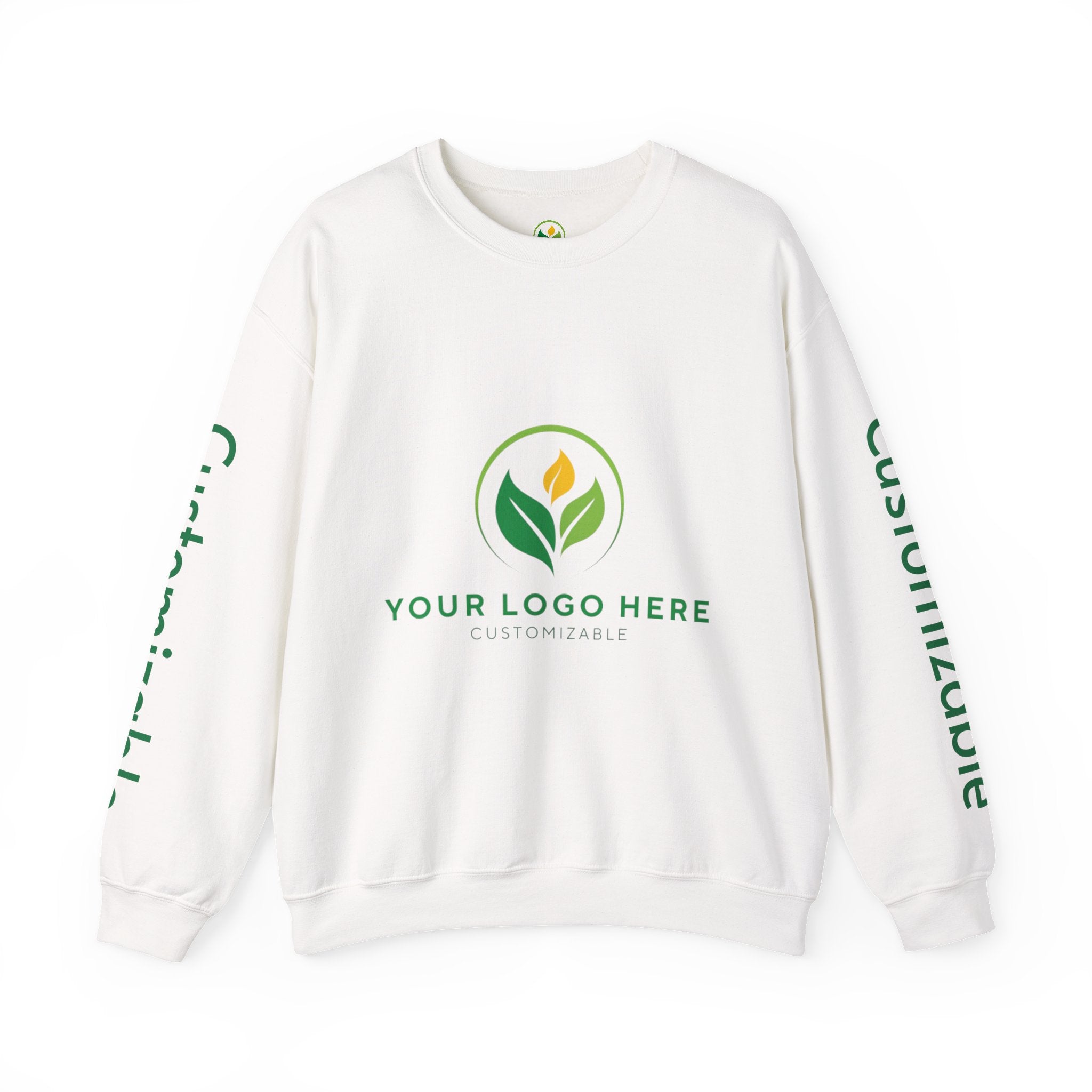 Customizable Eco-Friendly Sweatshirt: Add Your Logo! Main Street Collective branded apparel.