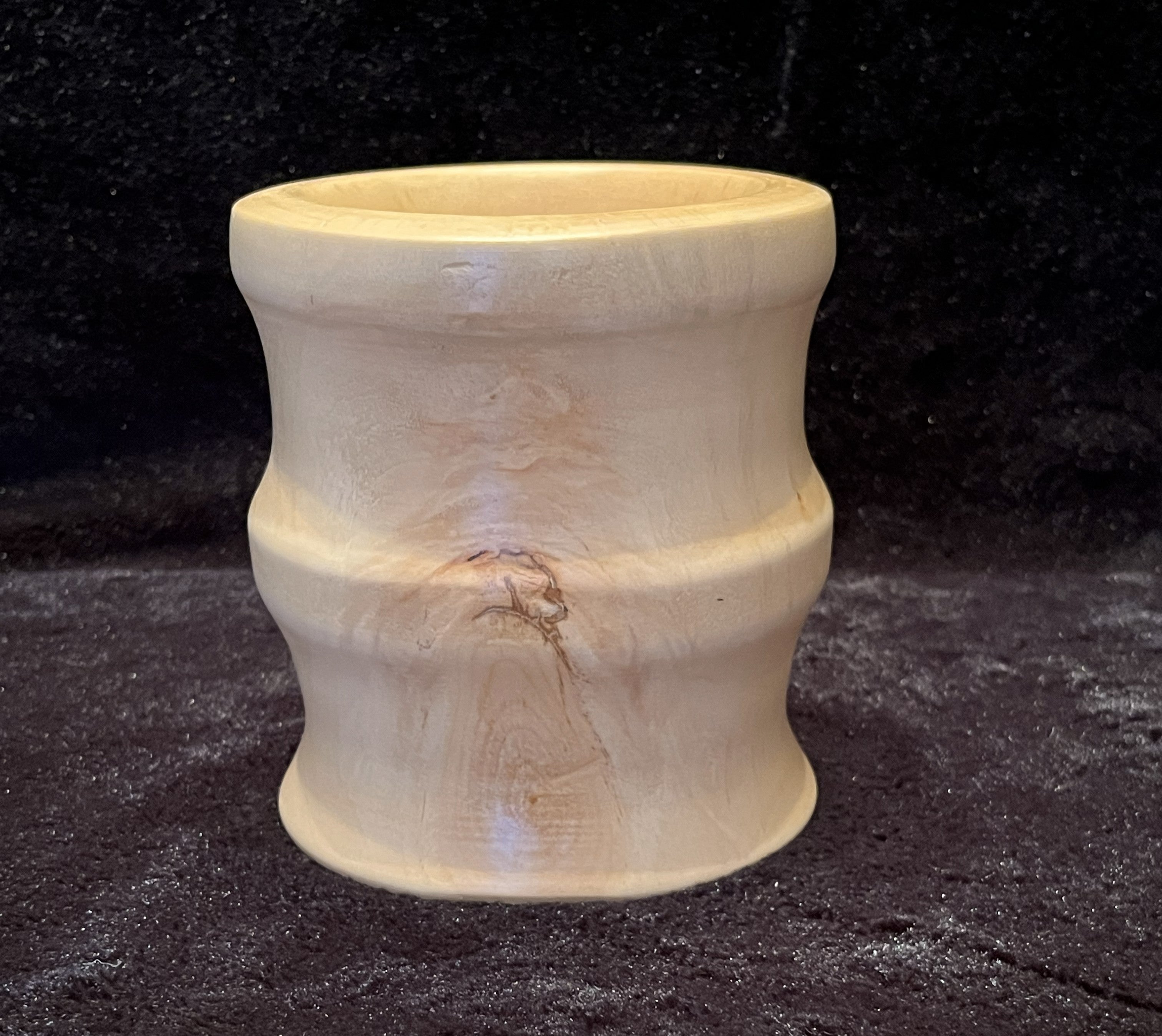 Handmade River Birch Vase: White Wood, 5.5" Tall - Main Street Collective