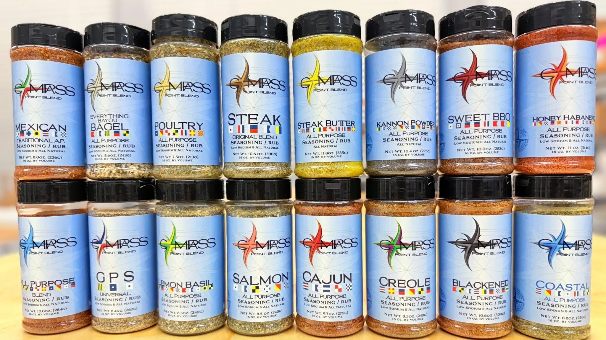 16 Full Size Blends Compass Point