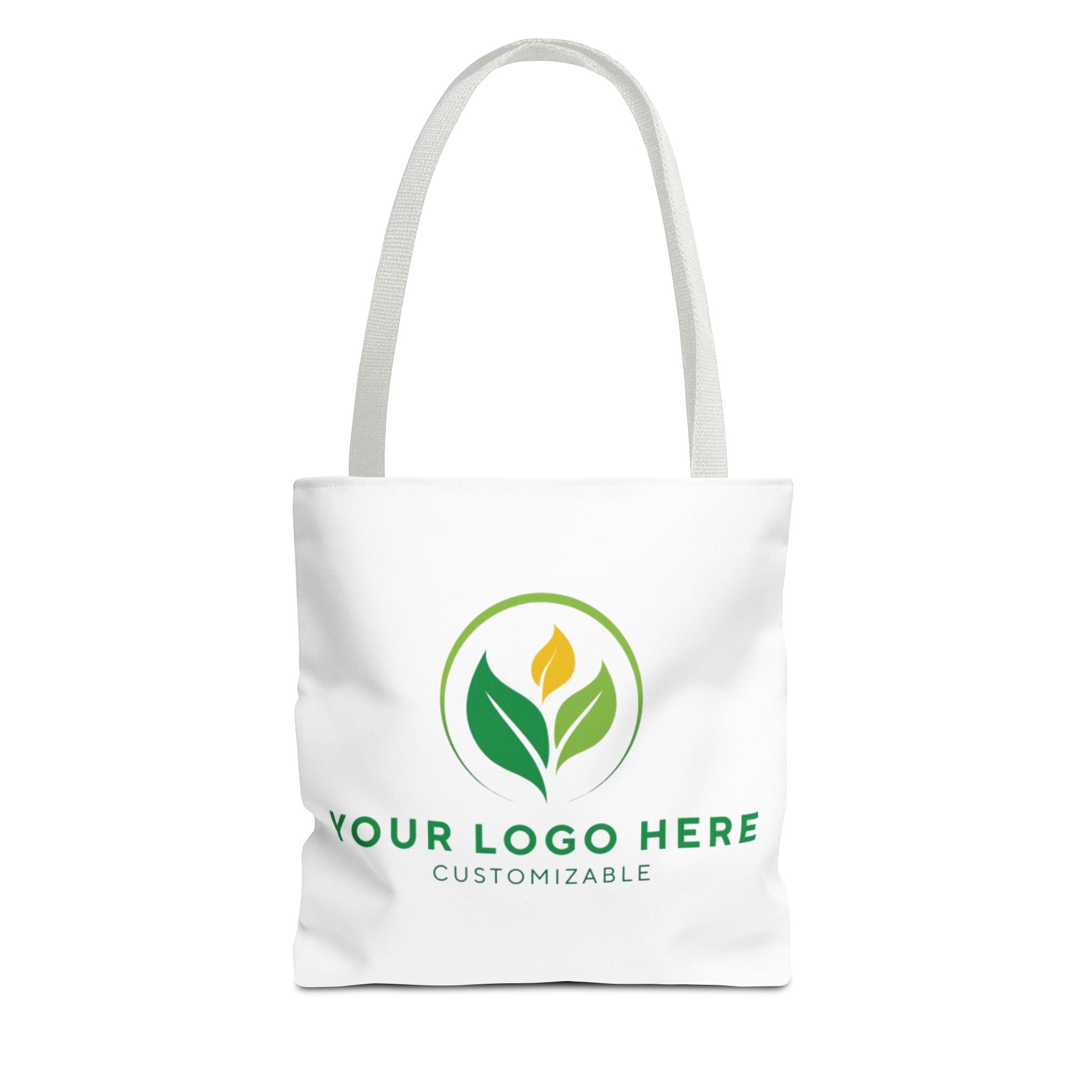 Customizable Tote Bag with Logo Mockup | Branded Merchandise on White Background
