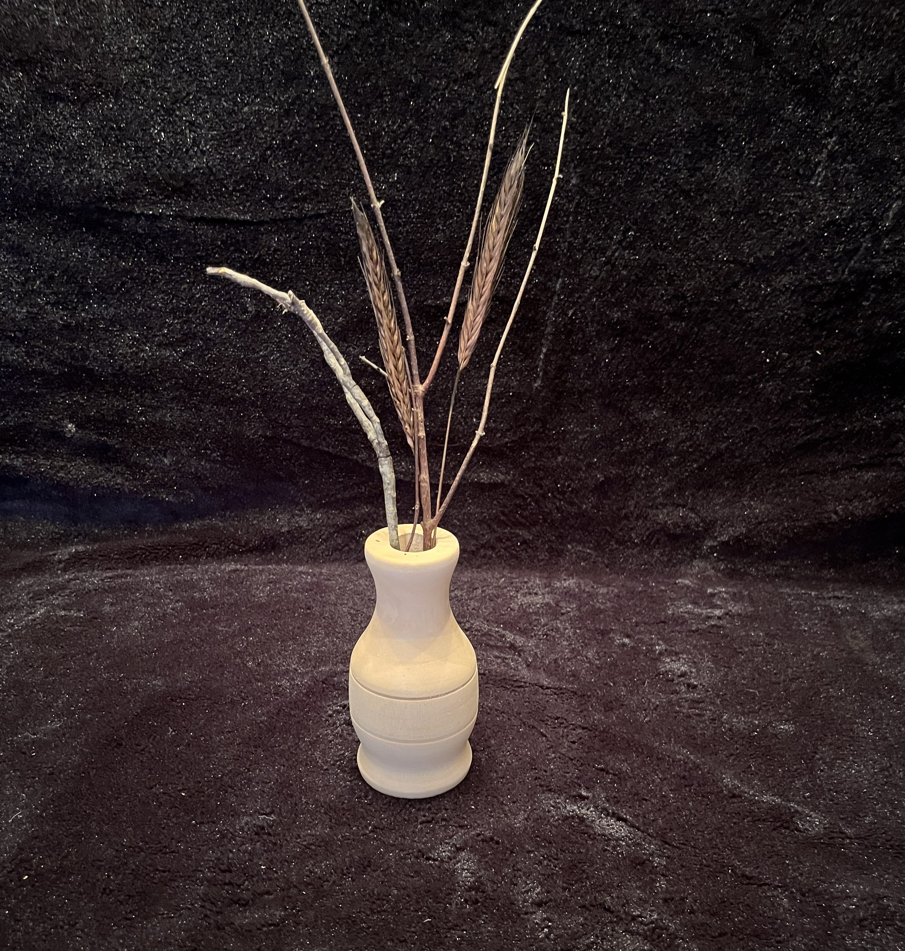 CANDLE HOLDER/BUD VASE MADE OF RIVER BIRCH
