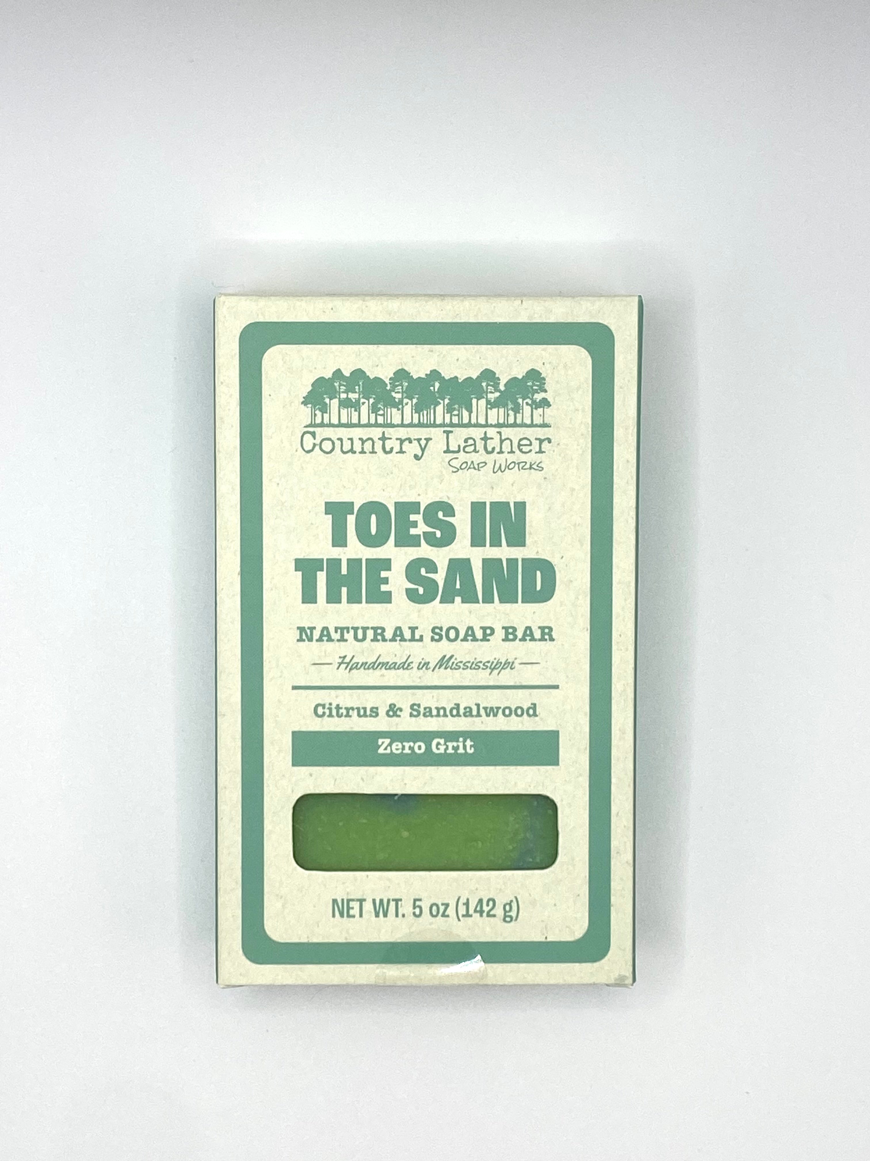 Toes in the Sand Soap - Country Lather Beach Inspired Goat Milk Bar