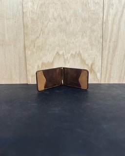 Handmade Leather Money Clip Wallet: Cardholder, Cash Clip - Custom Crafted