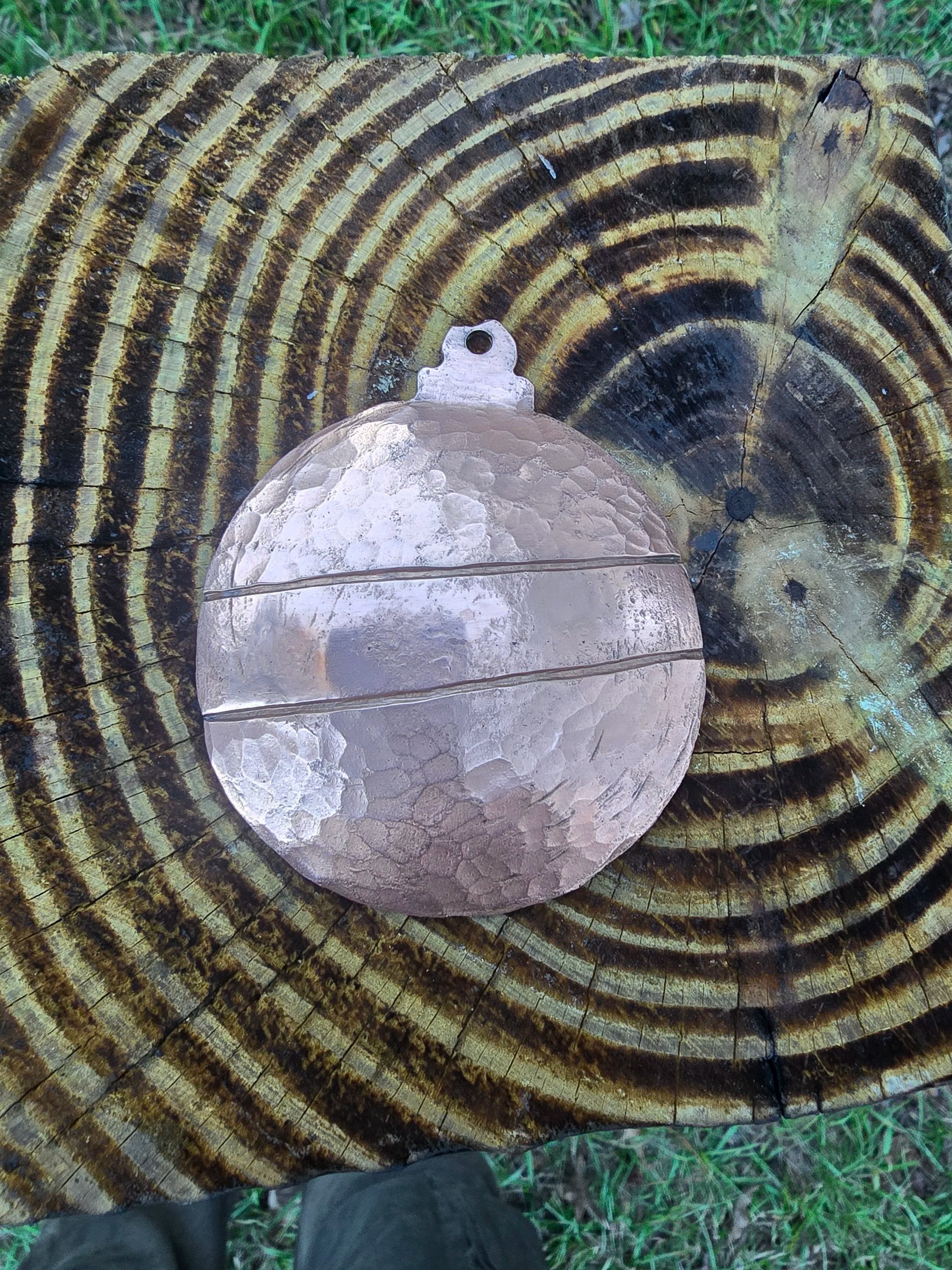 Copper Ball Ornament