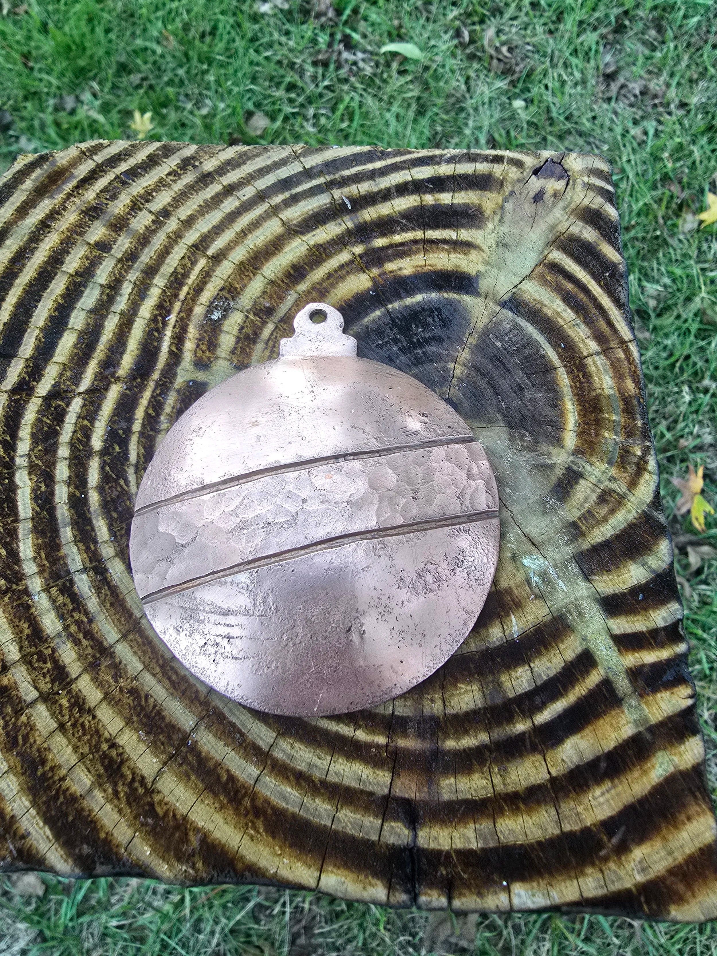 Copper Ball Ornament style 2