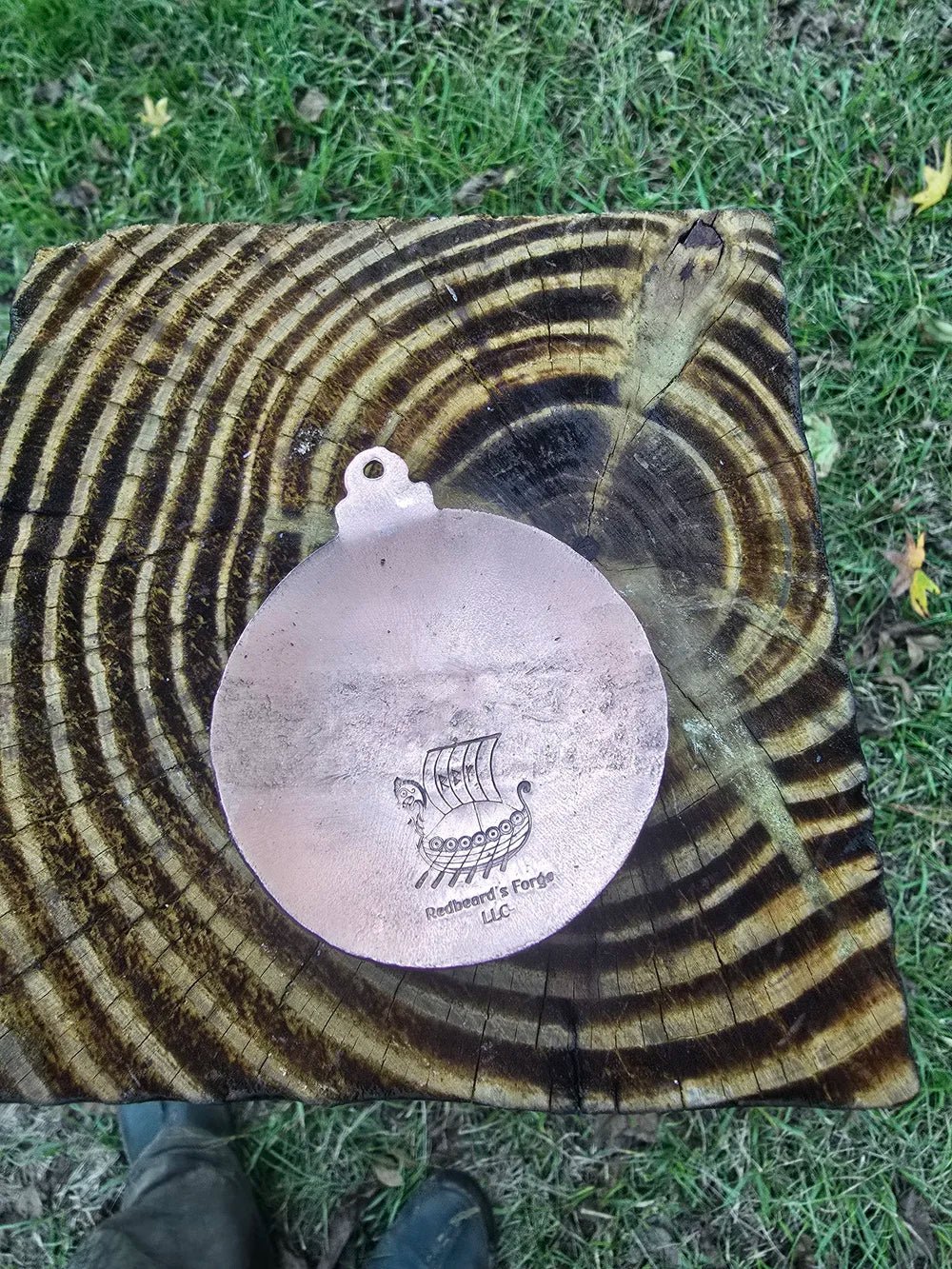 Copper Ball Ornament style 2