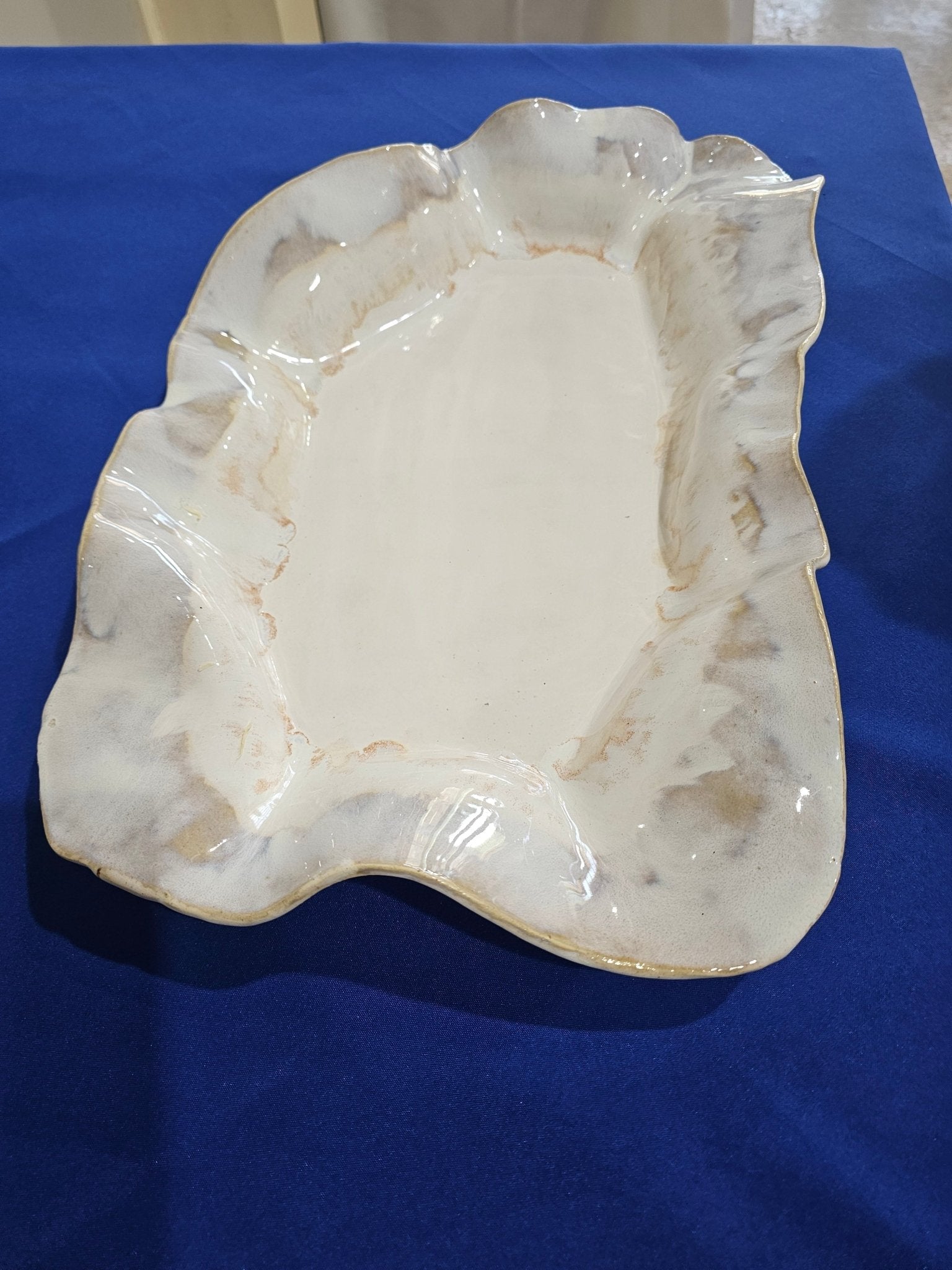 Handmade Ceramic Platter: Rustic Pottery Date Night in Hattiesburg, MS