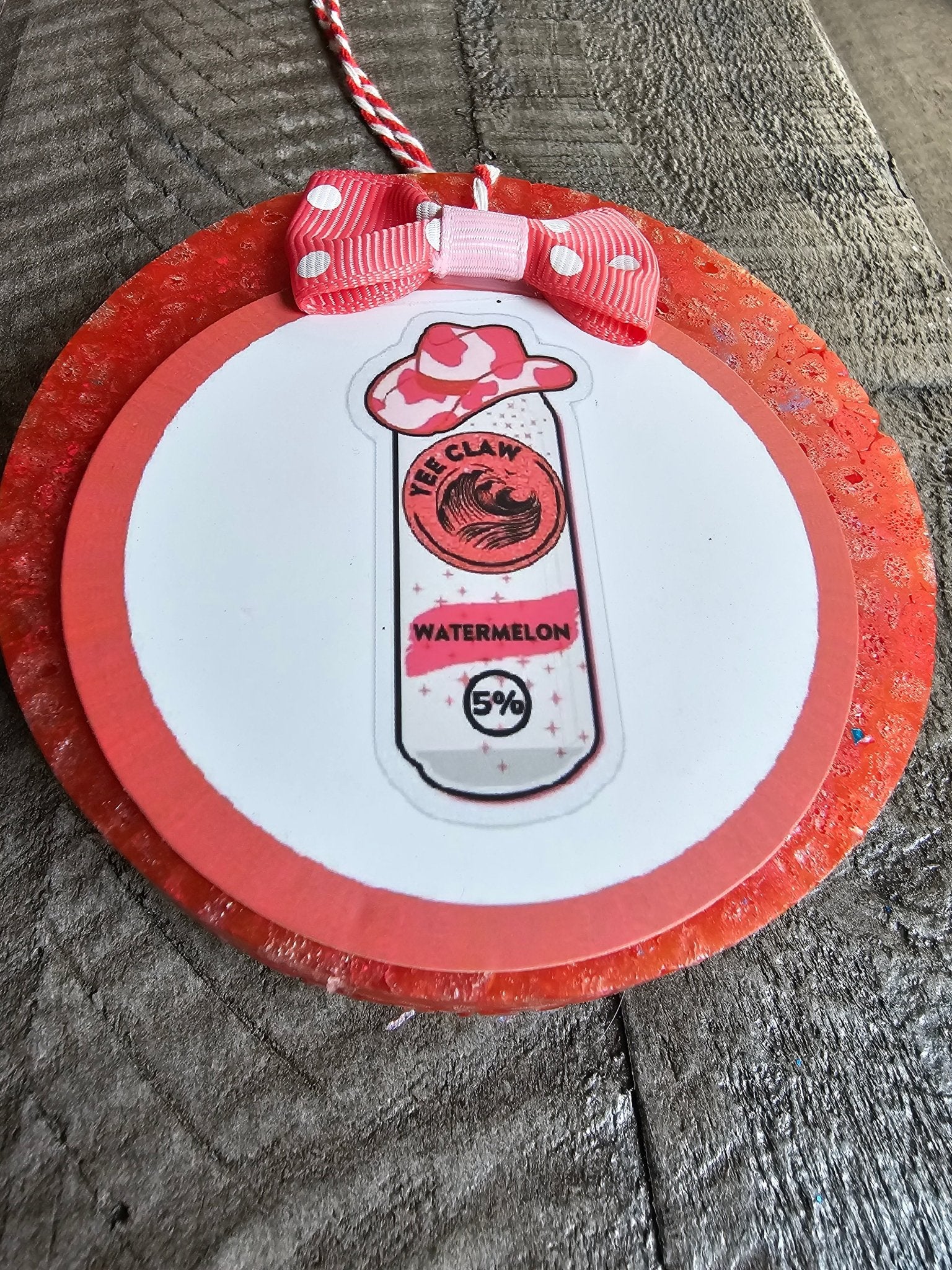 Yee Claw Watermelon Aroma Bead Car Air Freshener by Main Street Collective. Shop Handmade Freshies!