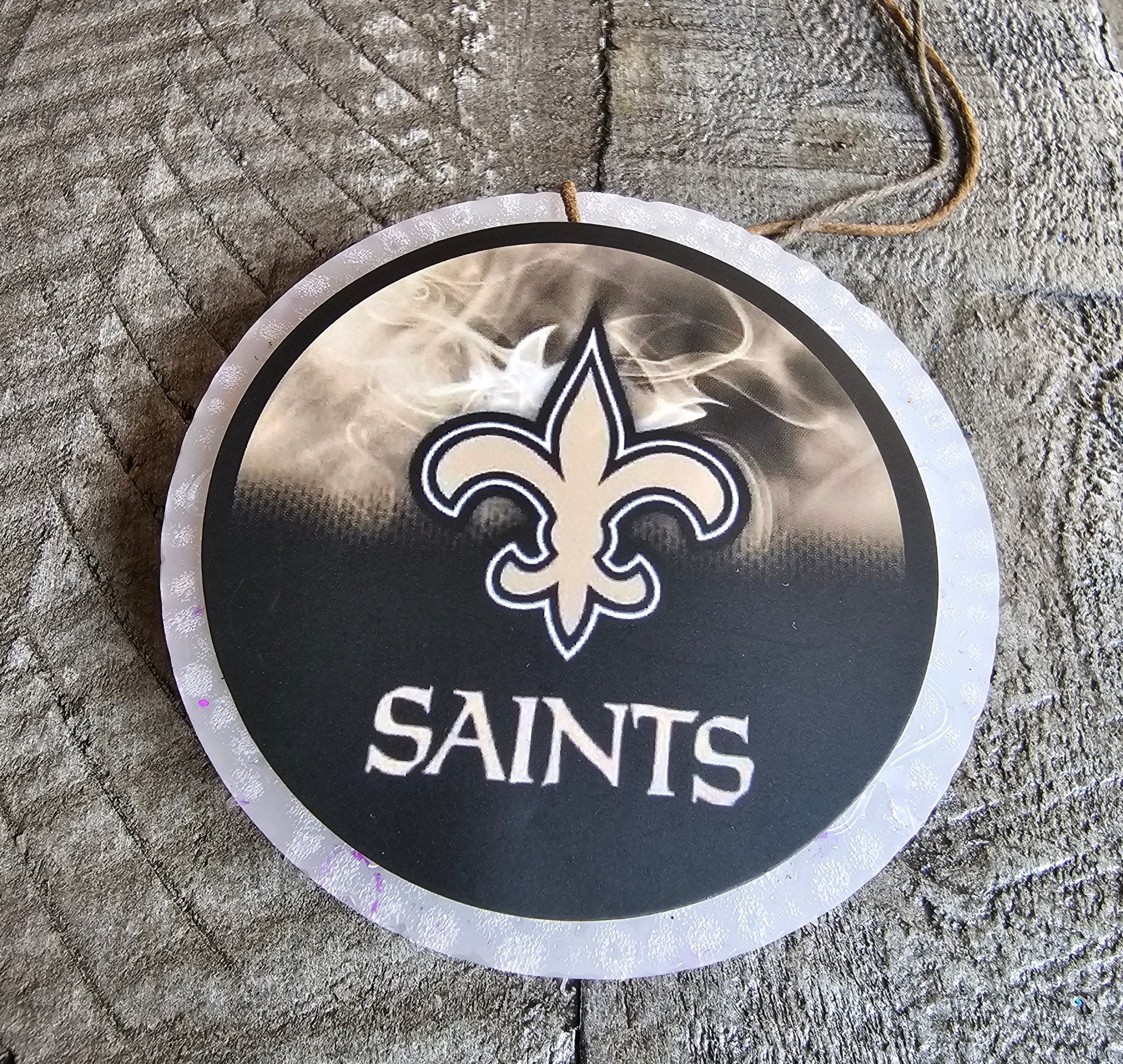 New Orleans Saints Football Car Air Freshener - Handmade Aroma Beads Sports Fan Gift
