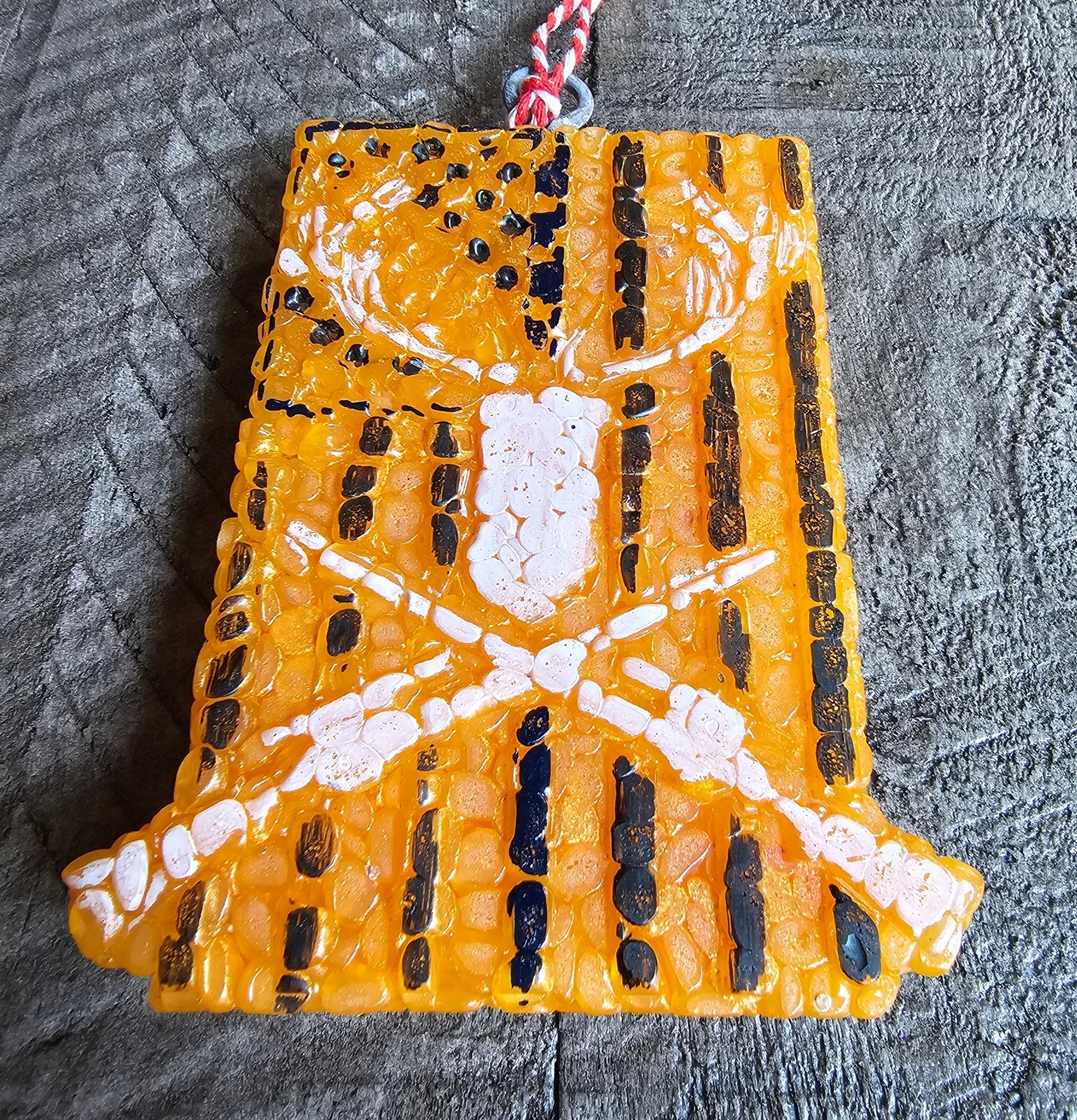 Deer Skull American Flag Car Freshie - Handmade Aroma Bead Air Freshener by Main Street Collective