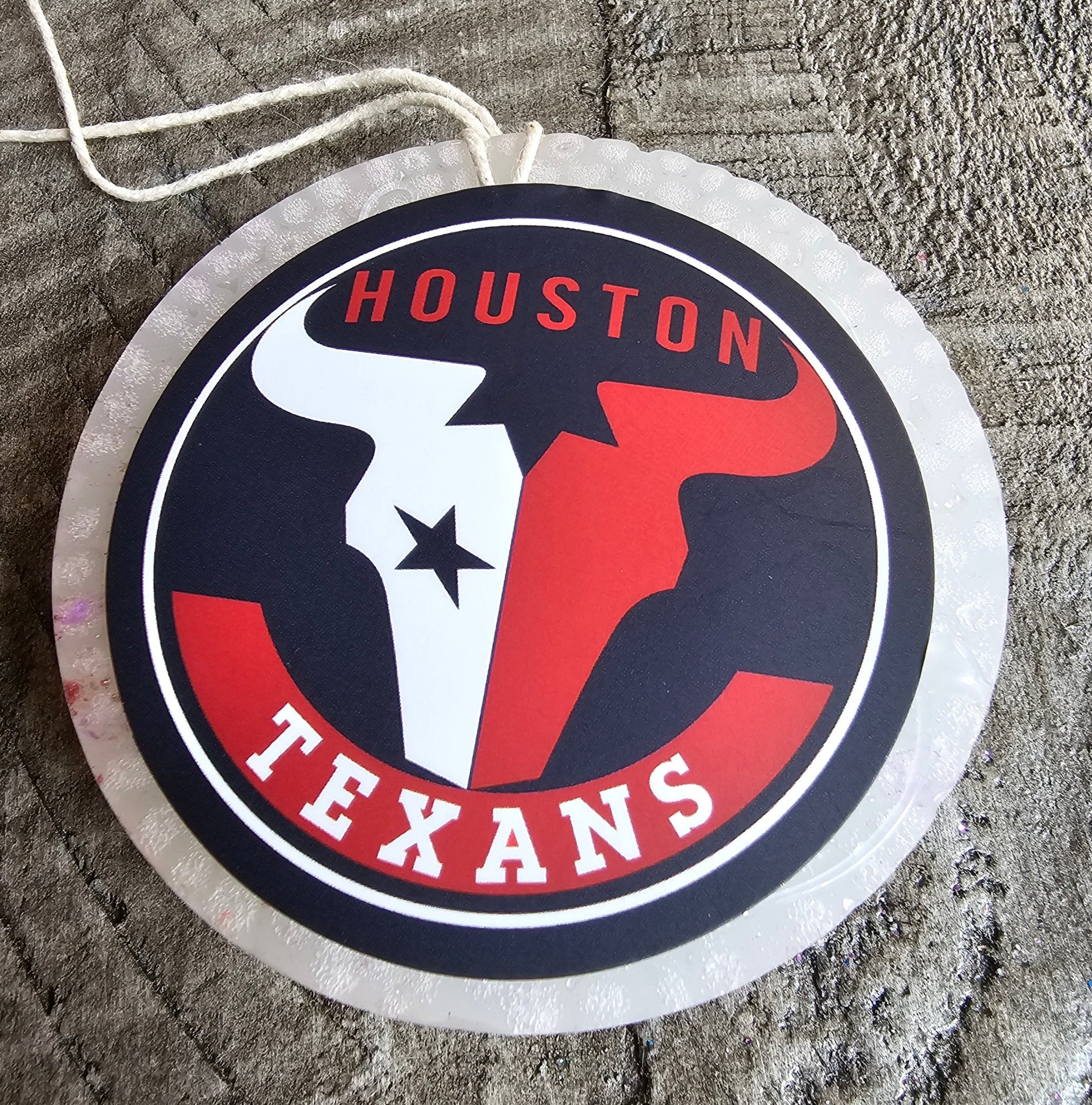 Houston Texans Car Air Freshener - Handmade Aroma Bead Sports Team Freshie