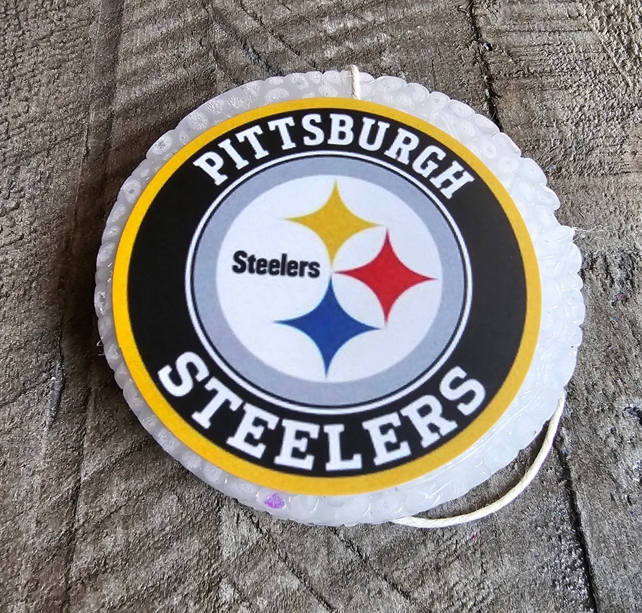 Pittsburgh Steelers Car Air Freshener - Handmade Aroma Bead Freshie by Main Street Collective