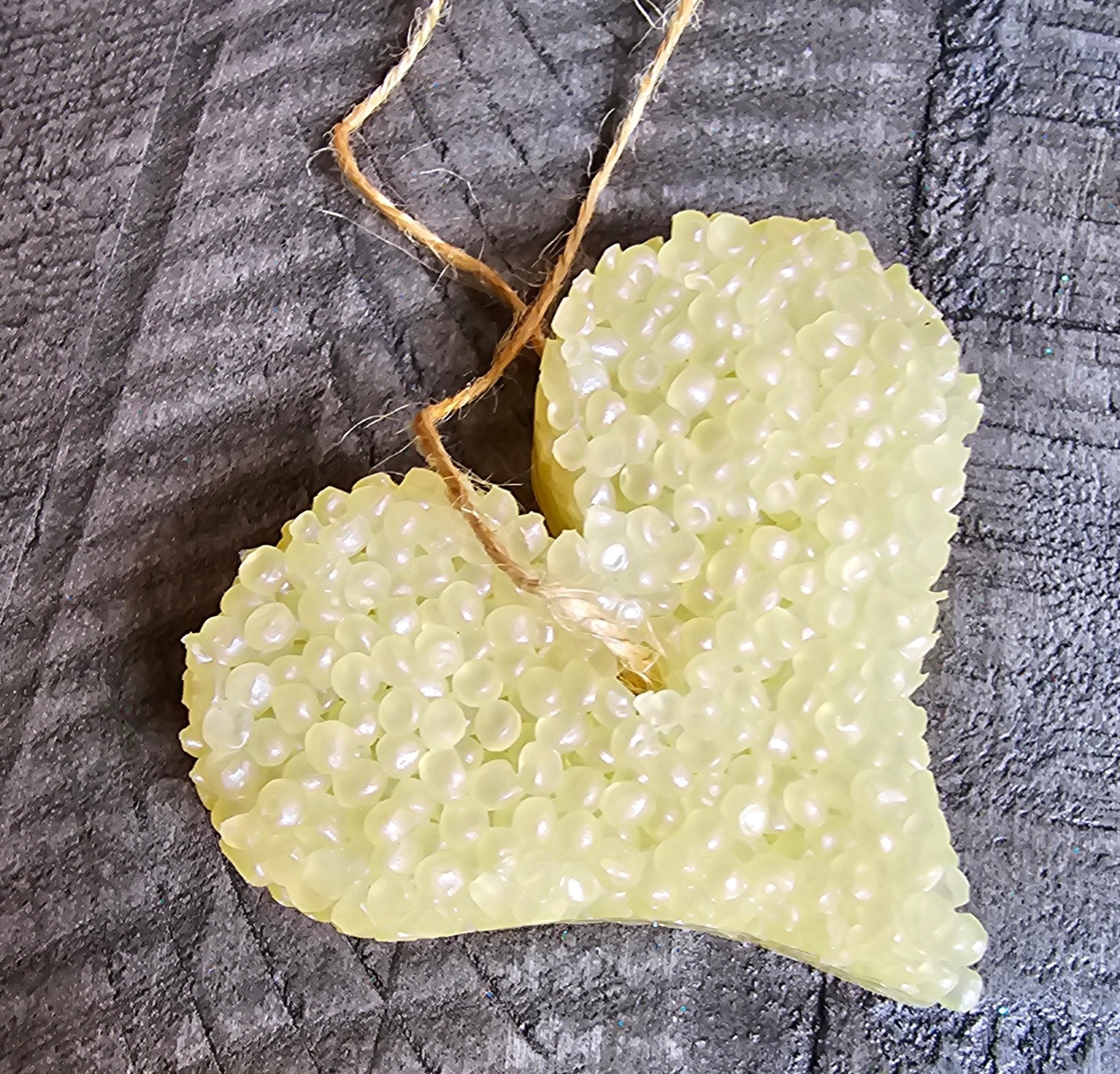 Heart Car Freshie: Handmade Aroma Bead Air Freshener - Valentine's Day Gift Idea, Fragrant Home/Auto Decor