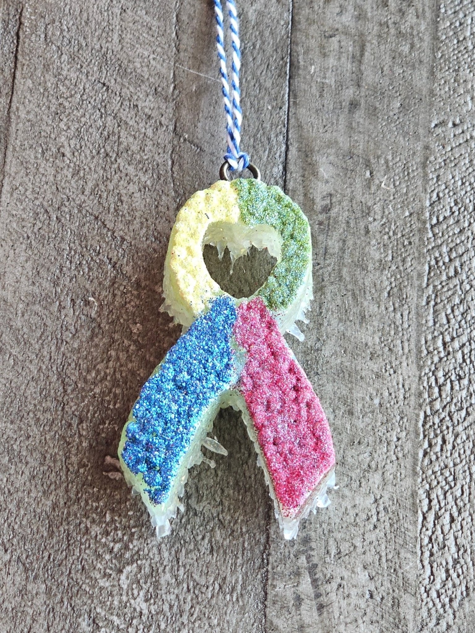 Autism Awareness Ribbon Car Freshie - Handmade Puzzle Piece Air Freshener by Main Street Collective