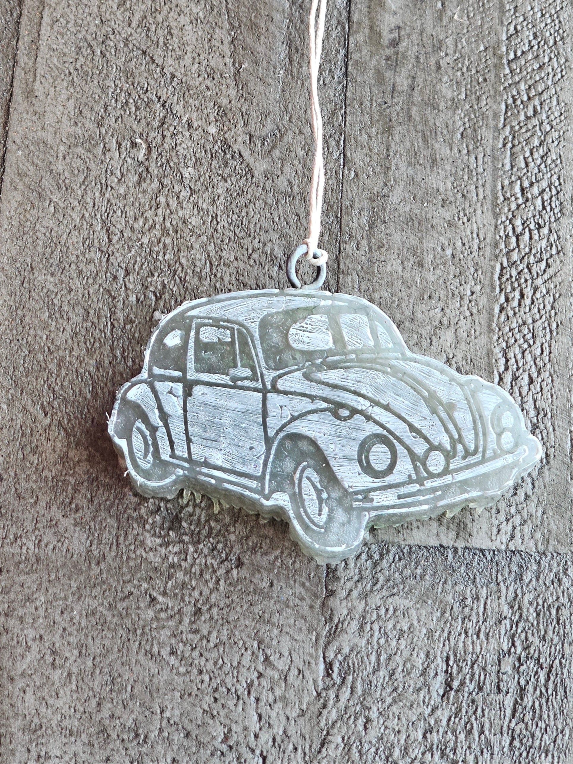 Vintage Car Freshie – Handmade Retro Beetle Aroma Bead Air Freshener