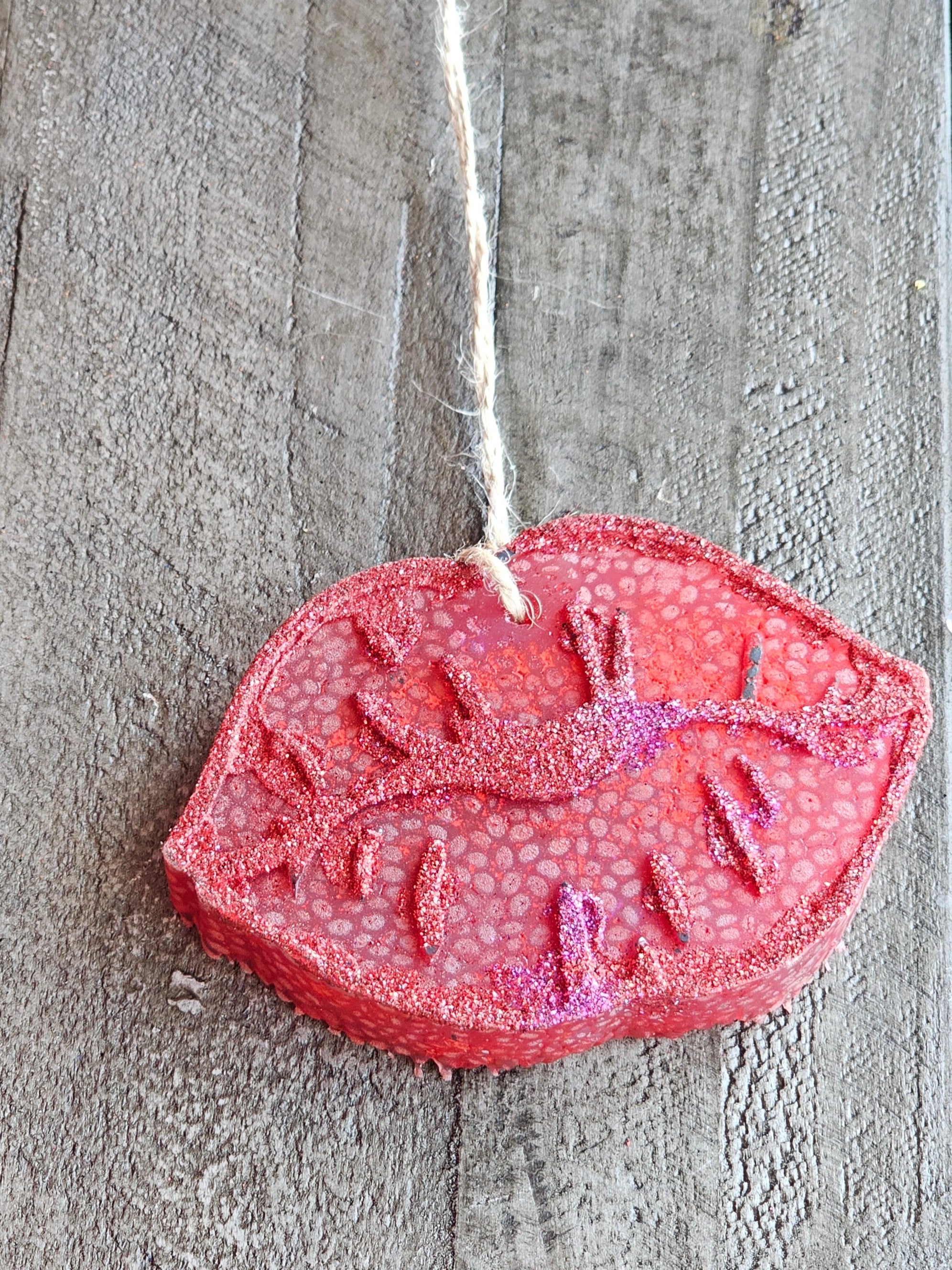 Red Lips Car Freshie – Handmade Flirty Aroma Bead Air Freshener