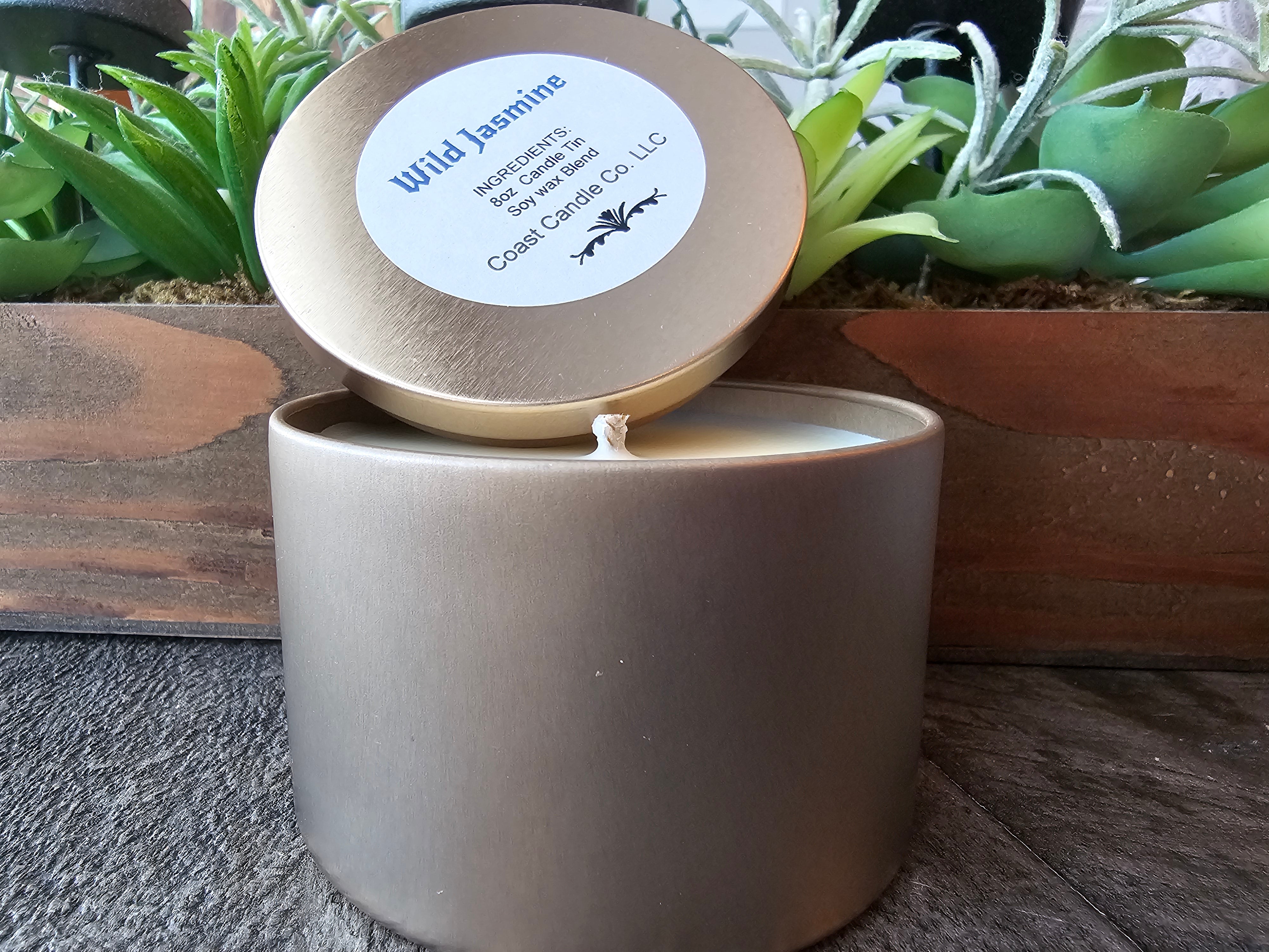 Wild Jasmine Candle Jar - Handcrafted Soy Candle by Coast Candle Co. | Main Street Collective