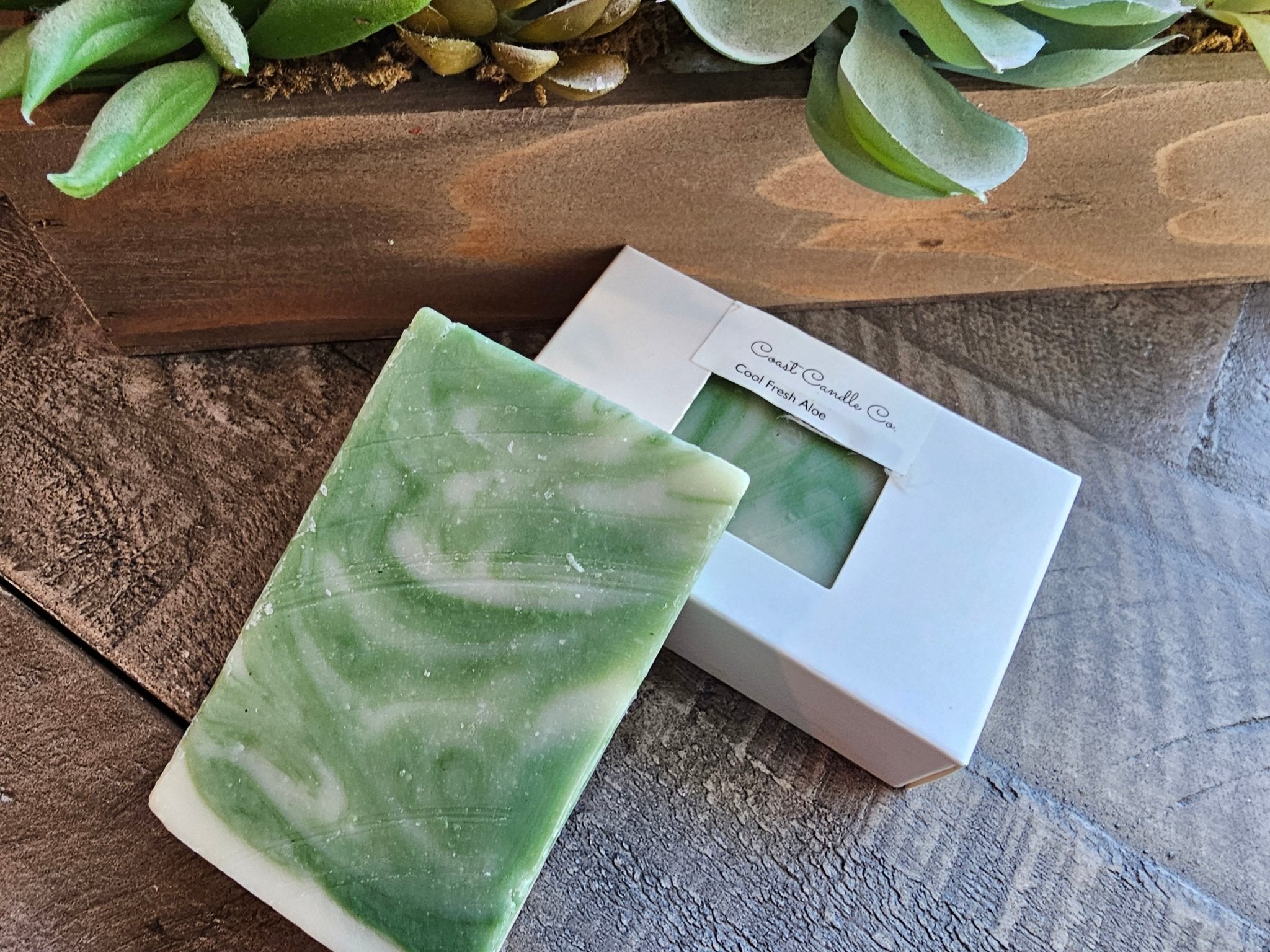 Handmade Aloe Soap by Coast Candle Co.: Natural, Refreshing, & Gentle Soap Bar