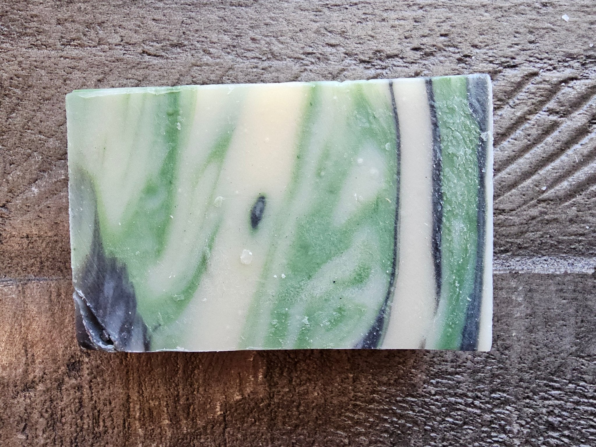 Handmade Natural Soap Bar - Green Marble Design | Main Street Collective
