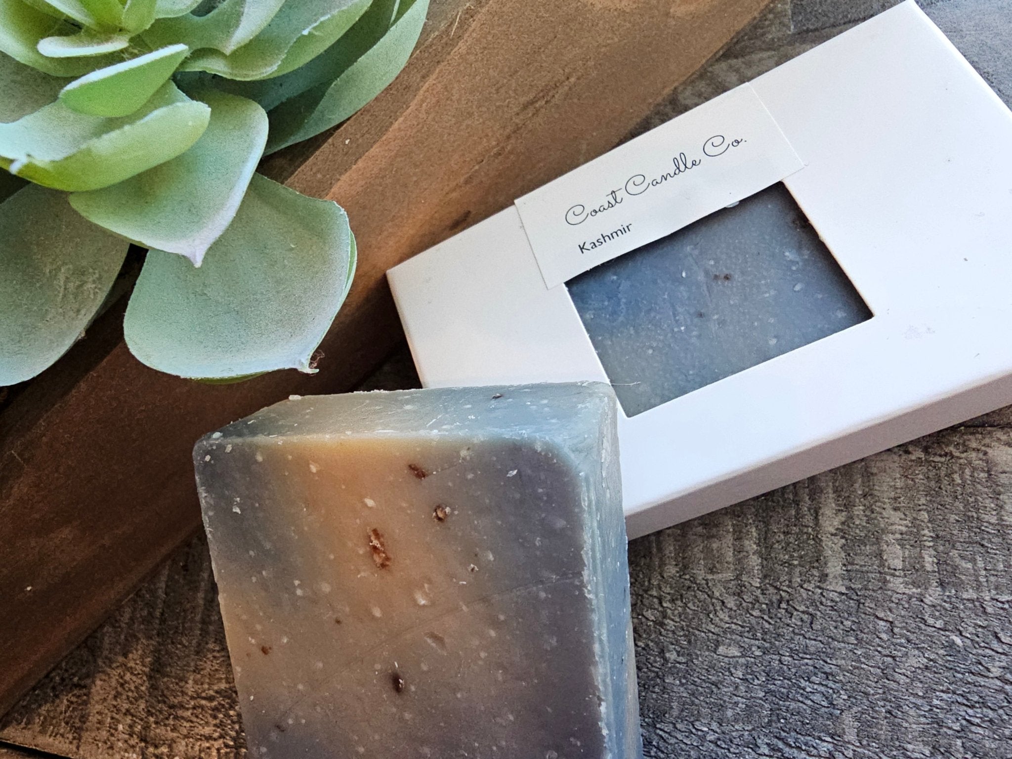 Coast Candle Co. Kashmir Soap: Natural Bar Soap with Unique Scent. Handmade Soap for Cleanliness and Freshness.