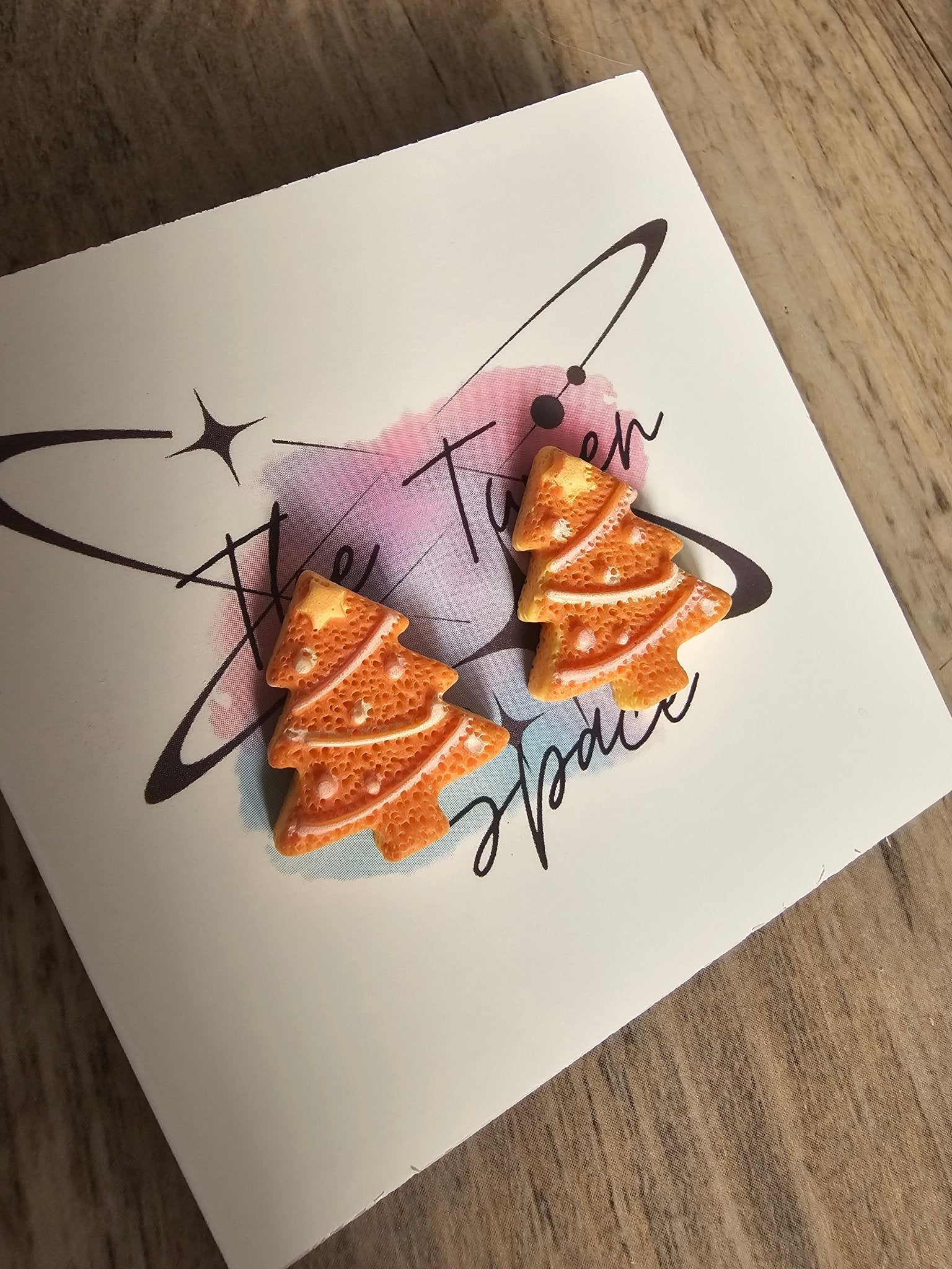 Christmas Tree Cookie Earrings for Tweens | Main Street Collective | Cute Holiday Studs by The Tween Space - Gift & Stocking Stuffer