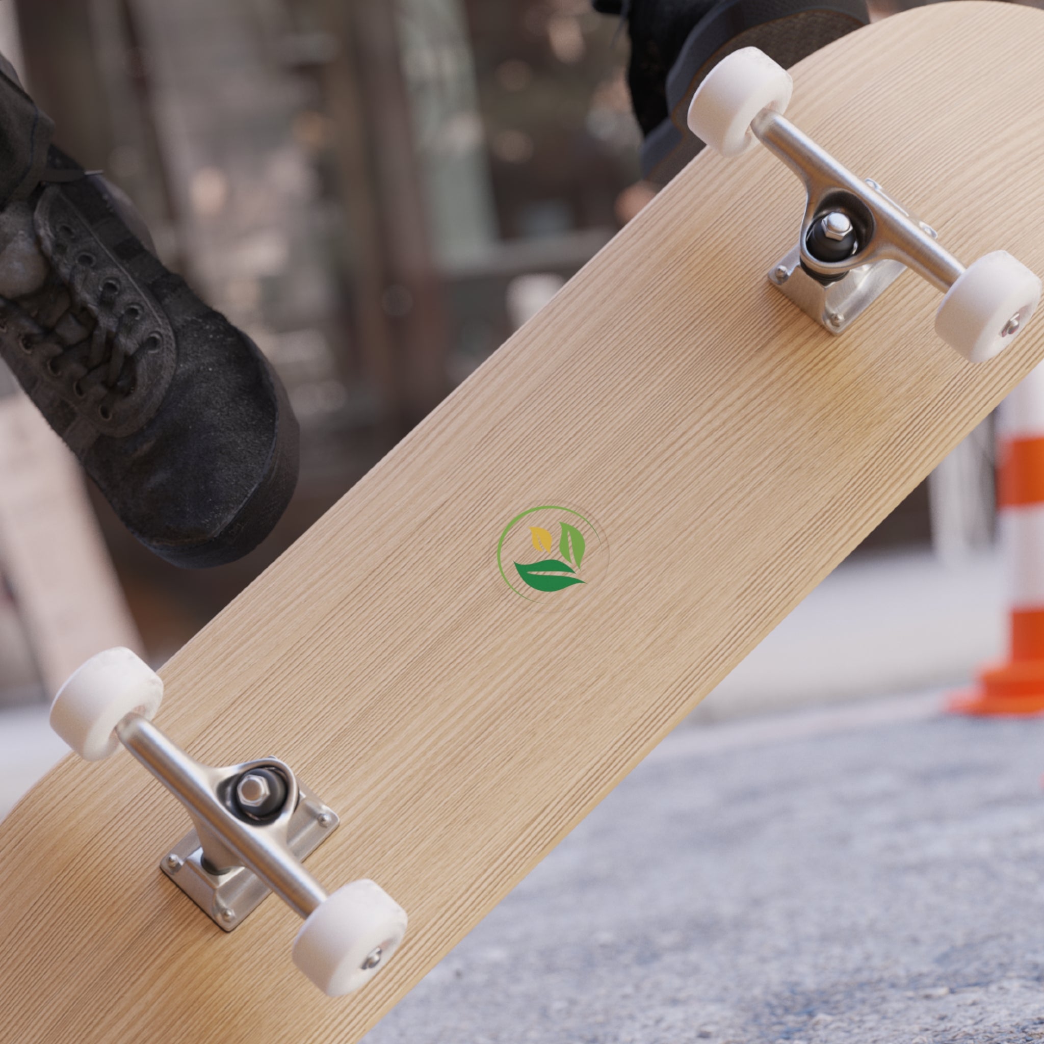Skateboard with Customizable Sticker - Main Street Collective Outdoor Sticker
