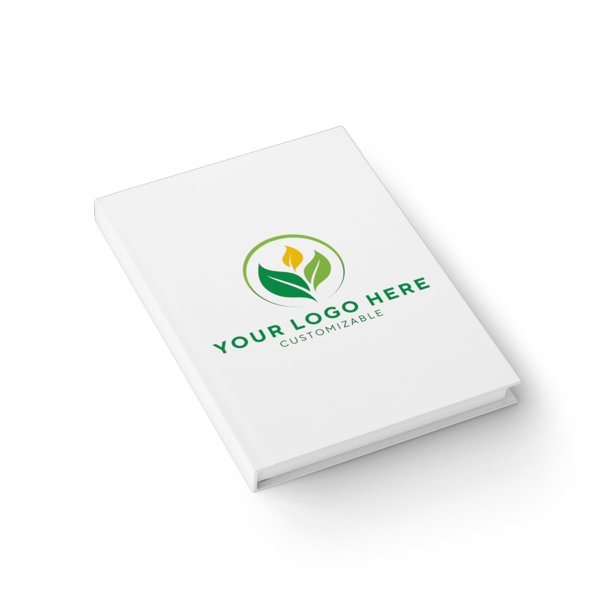 Custom Journal: Your Logo Here. Personalized Notebook by Main Street Collective.