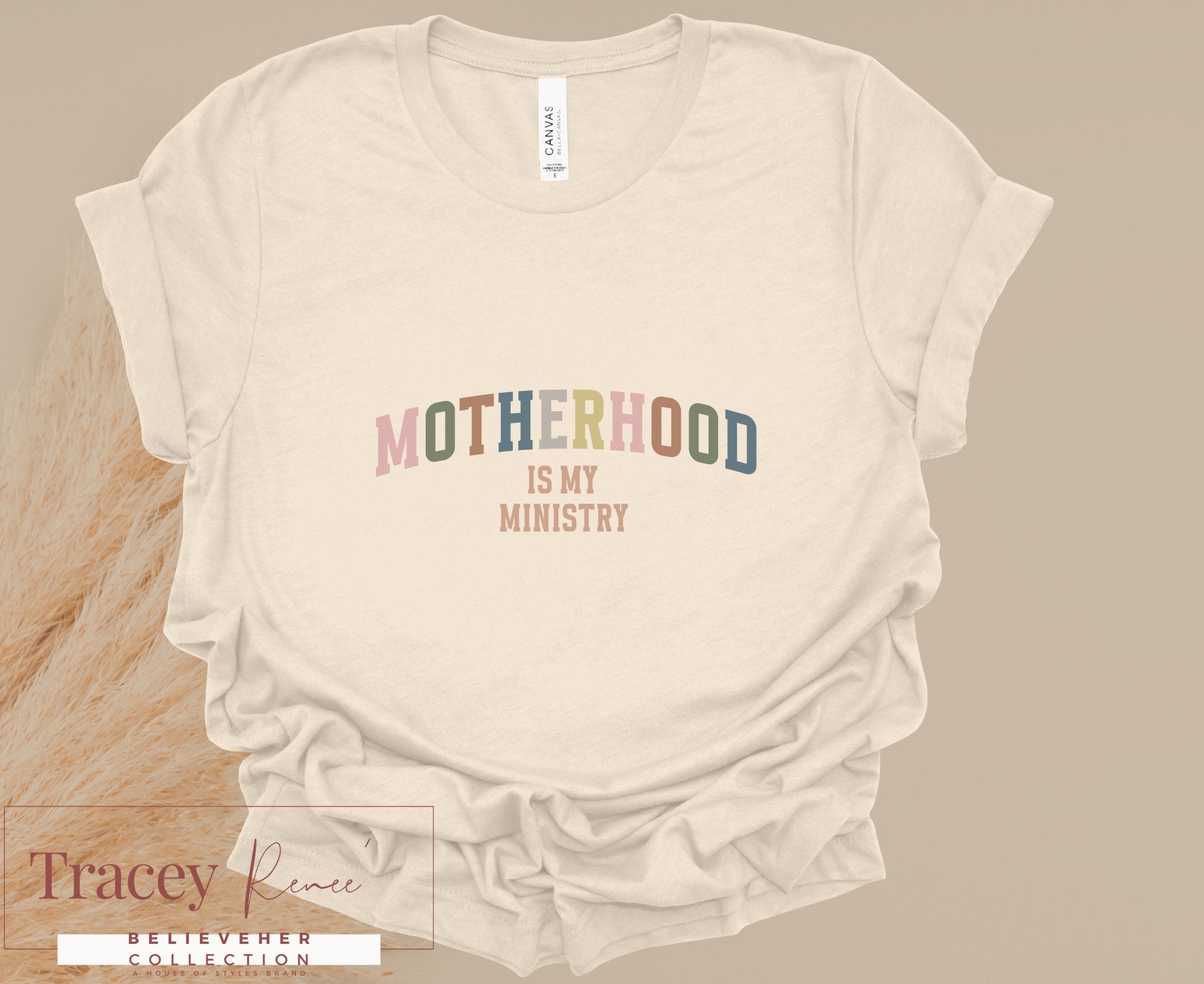 Motherhood Ministry T-shirt by Believer Collection | Christian Apparel