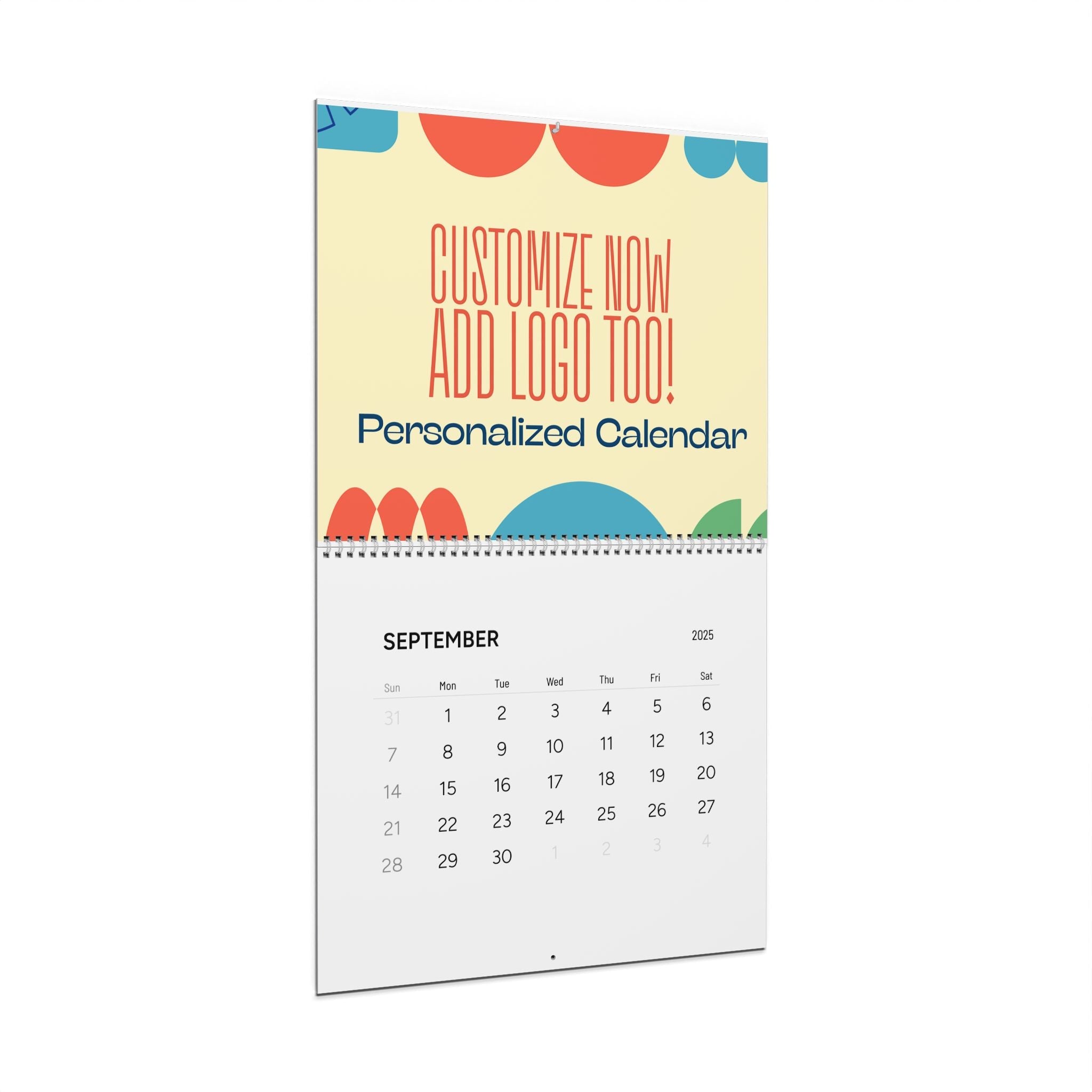 Personalized Wall Calendar 2025, September Calendar - Customize Now!