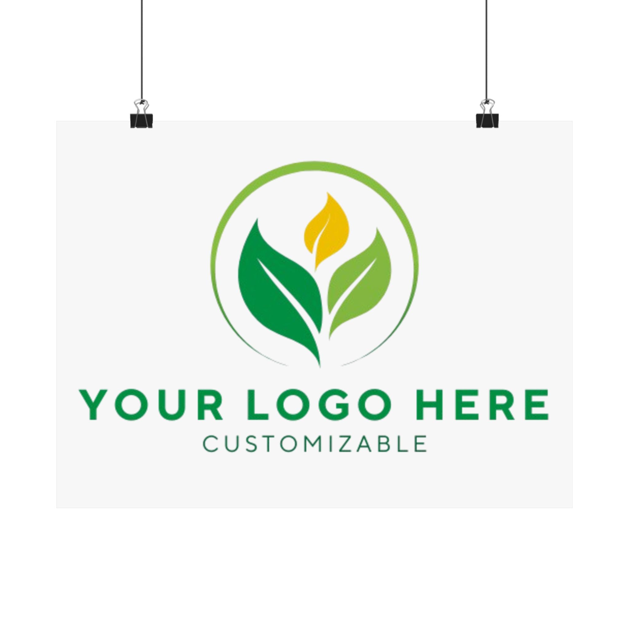Customizable Logo Poster - Main Street Collective: Design Your Own Poster Online! with Leaf and Circle Logo