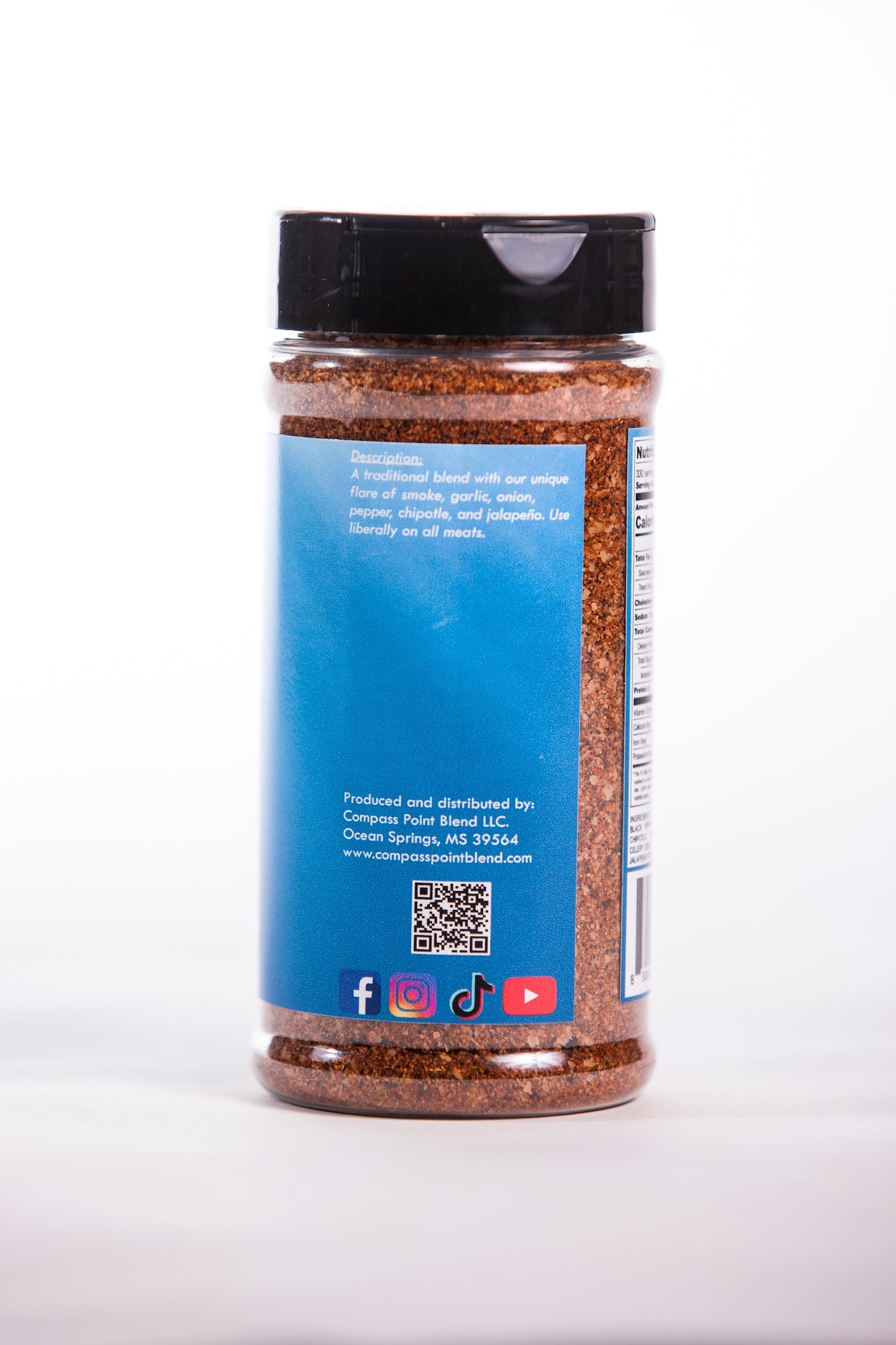 Compass Point BBQ Blend: Smoky Chili Spice Rub. Add flavor to meats & more!