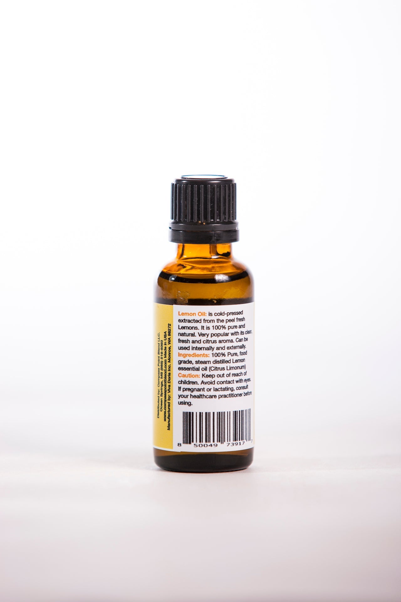 Lemon Oil Bottle | All Natural Essential Oil | Main Street Collective