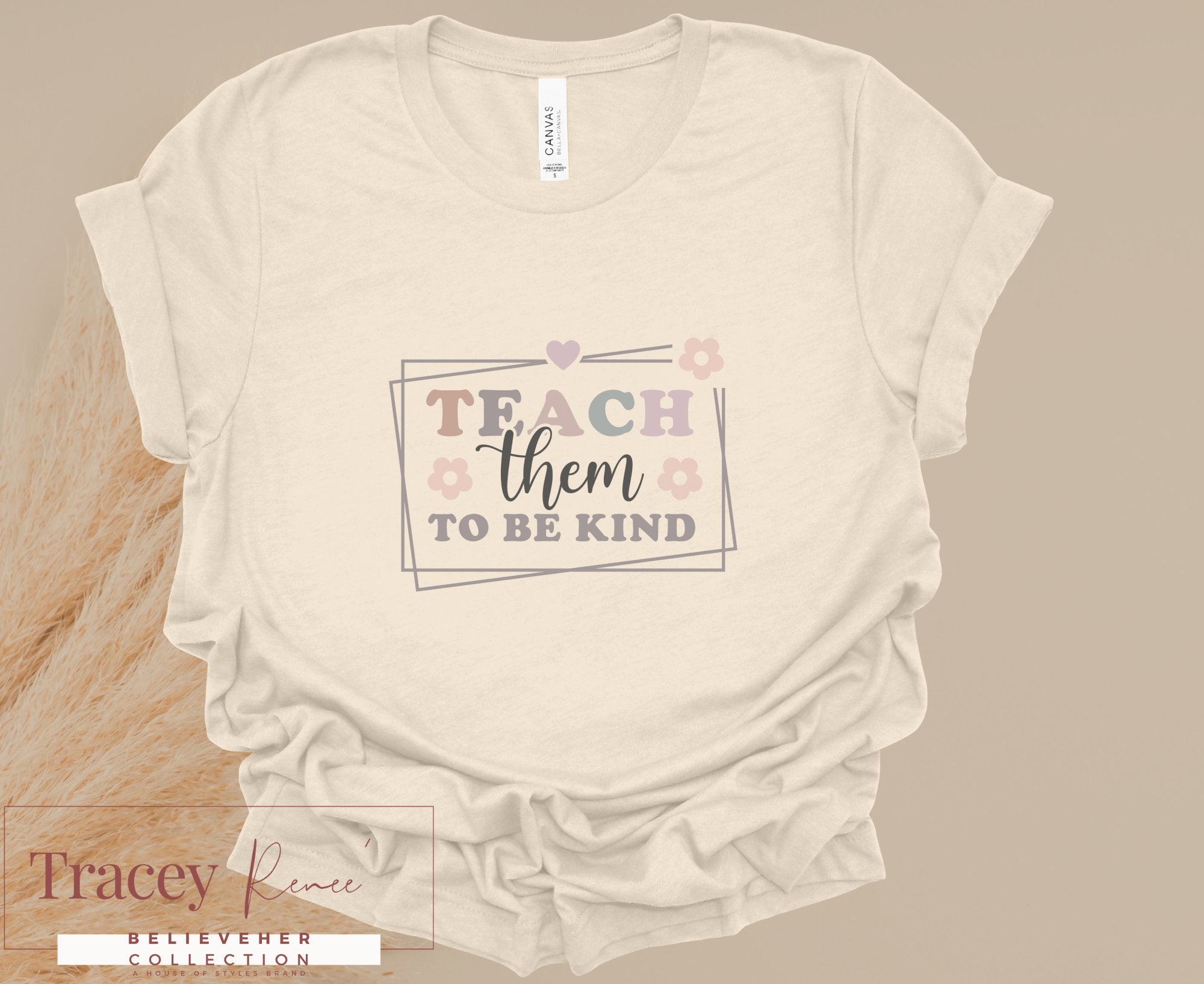 Teacher Shirt - "Teach Them To Be Kind" - Main Street Collective - Spring Collection