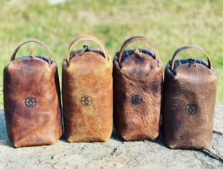 Leather Dop Bags - Toiletry & Makeup Travel Bags - Main Street Collective