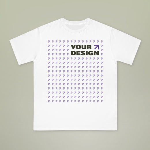 Customizable White T-Shirt: Design Your Own Apparel - Add Logo, Text, or Graphics for Personalized Style!