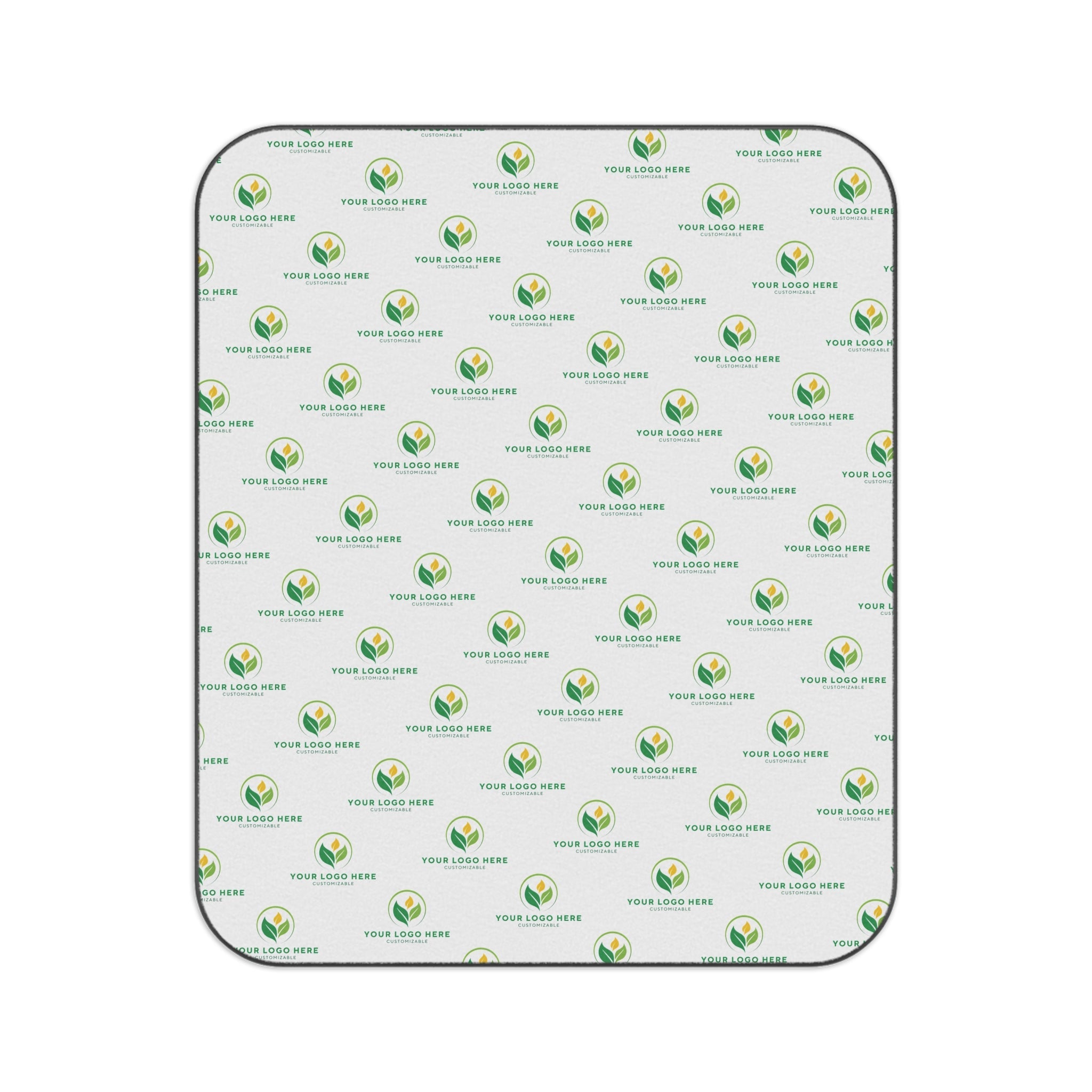 Customizable Picnic Blanket with Repeated Logo Design - [Main Street Collective]