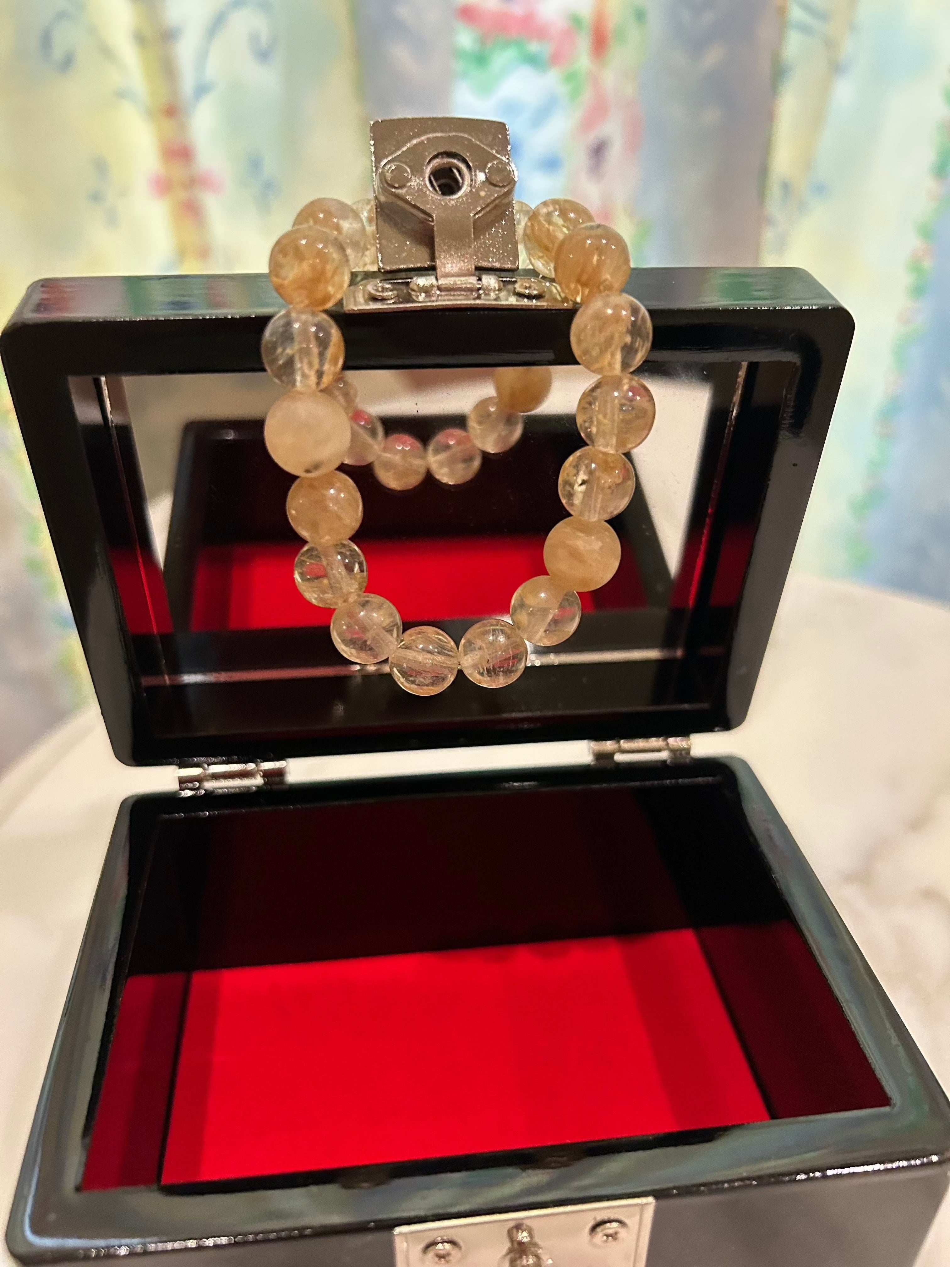 Soulful Designs 6½" Yellow Calcite & Citrine Bracelet