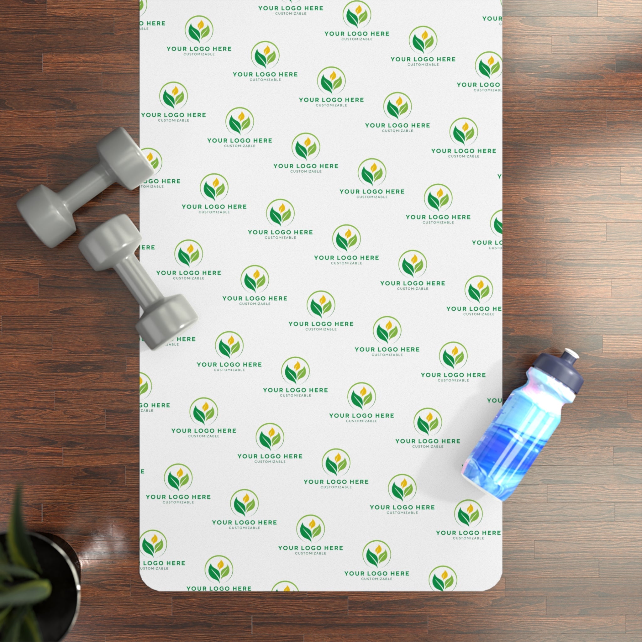 Customizable Eco-Friendly Yoga Mat: Personalized Workout Mat with Logo for Fitness & Wellness | Main Street Collective