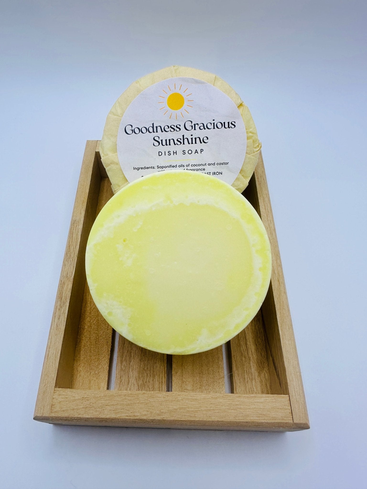 Goodness Gracious Sunshine Solid Dish Soap: Eco-Friendly, Zero Waste Cleaning Solution