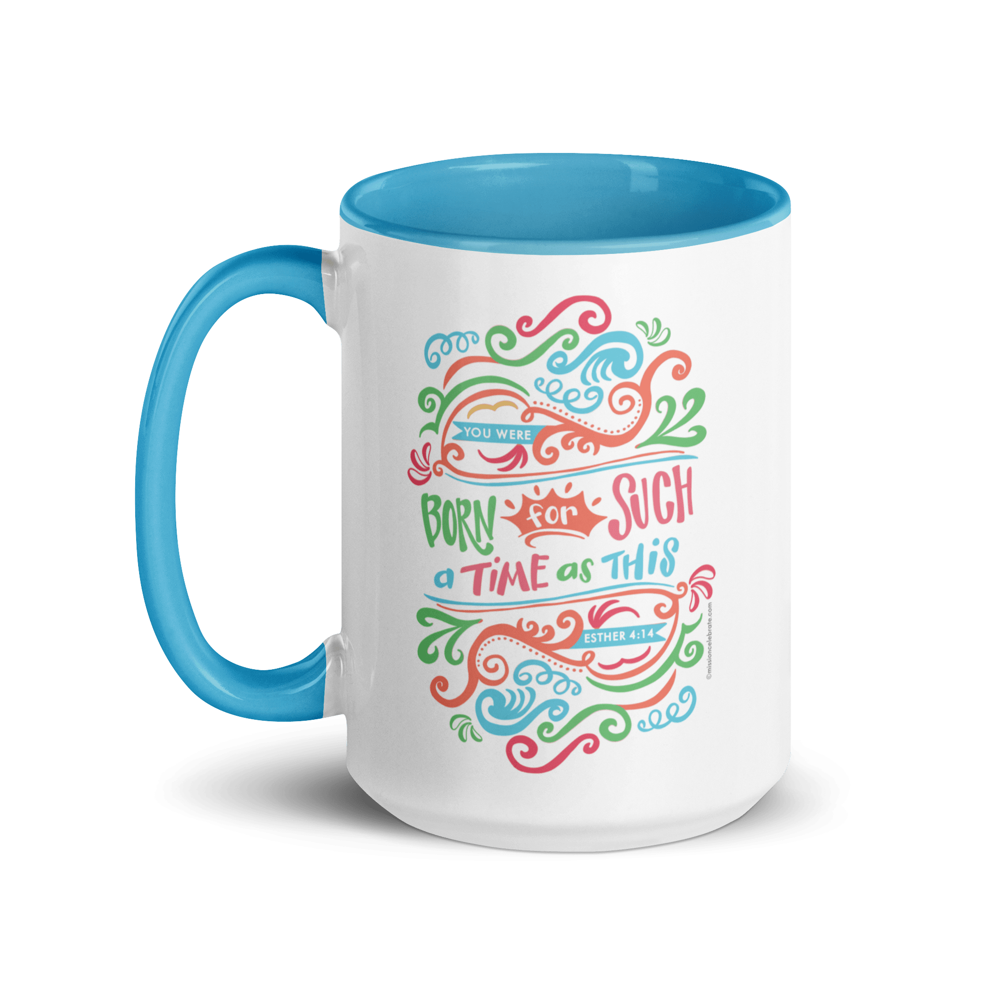 Esther 4:14 Mug - Born for Such a Time as This - Religious Ceramic Coffee Cup - Main Street Collective