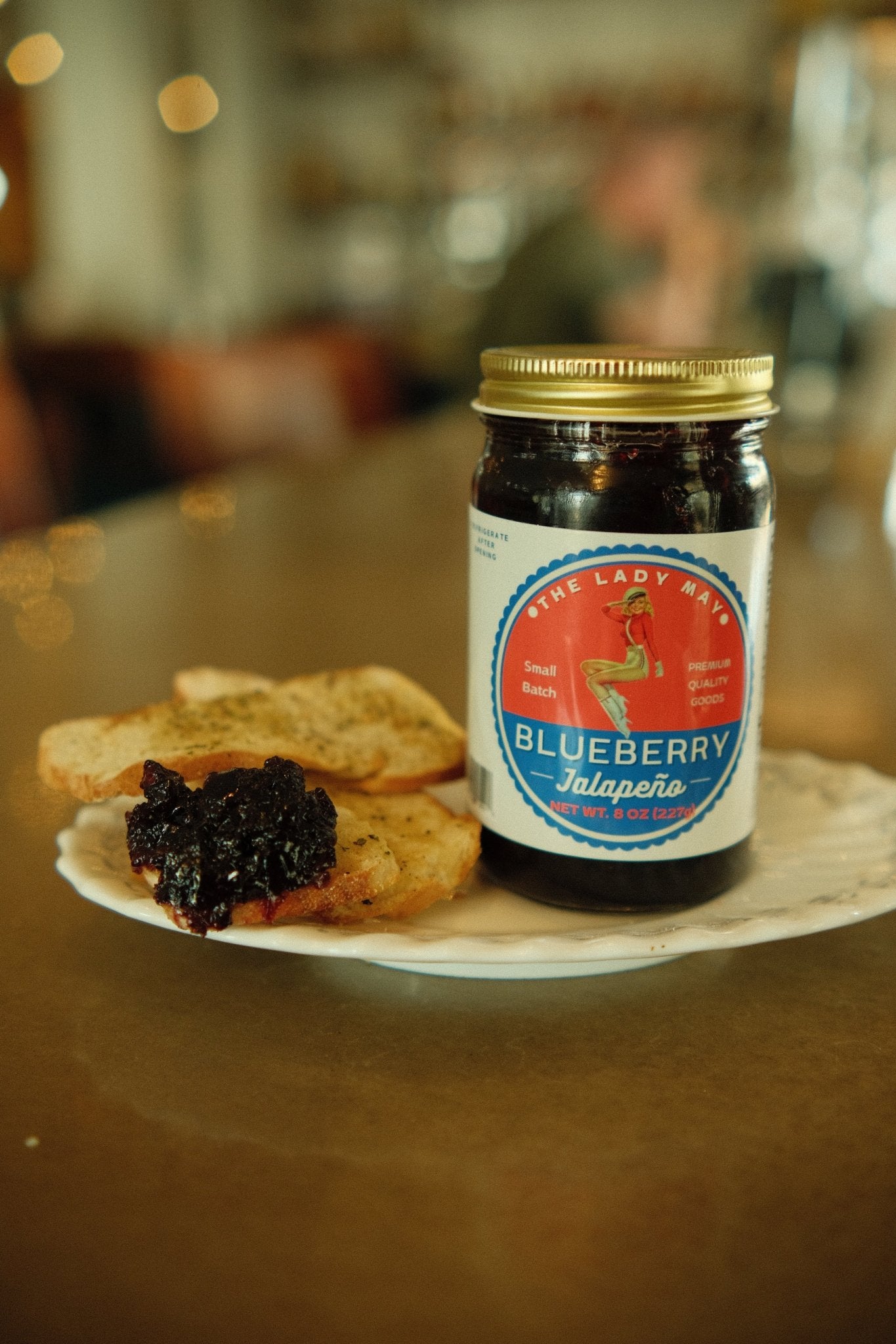 Blueberry Jalapeño Pepper Jelly