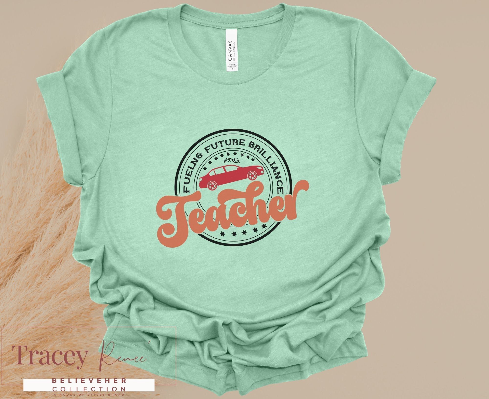 Teacher Shirt: Fueling Future Brilliance! Spring Education Style