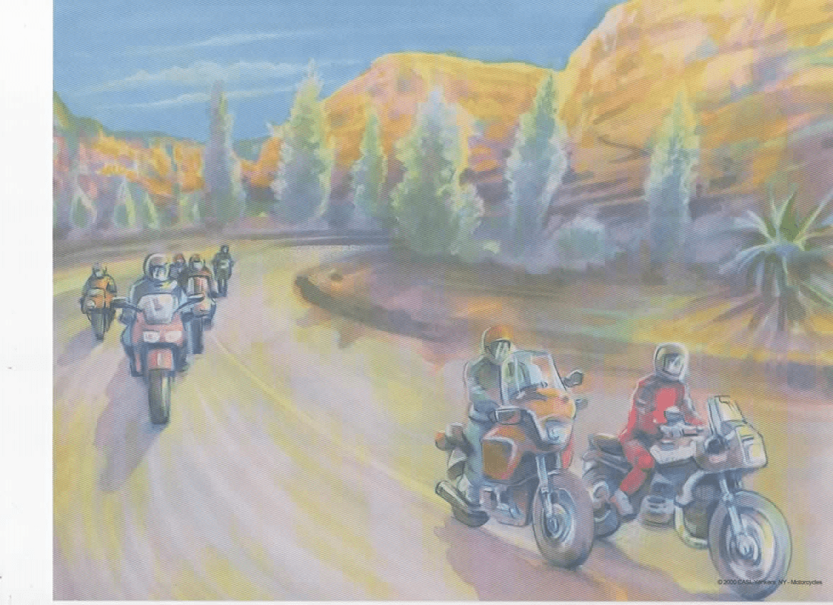 Motorcycle Adventure: Personalized Name Gift with Scenic Road Background