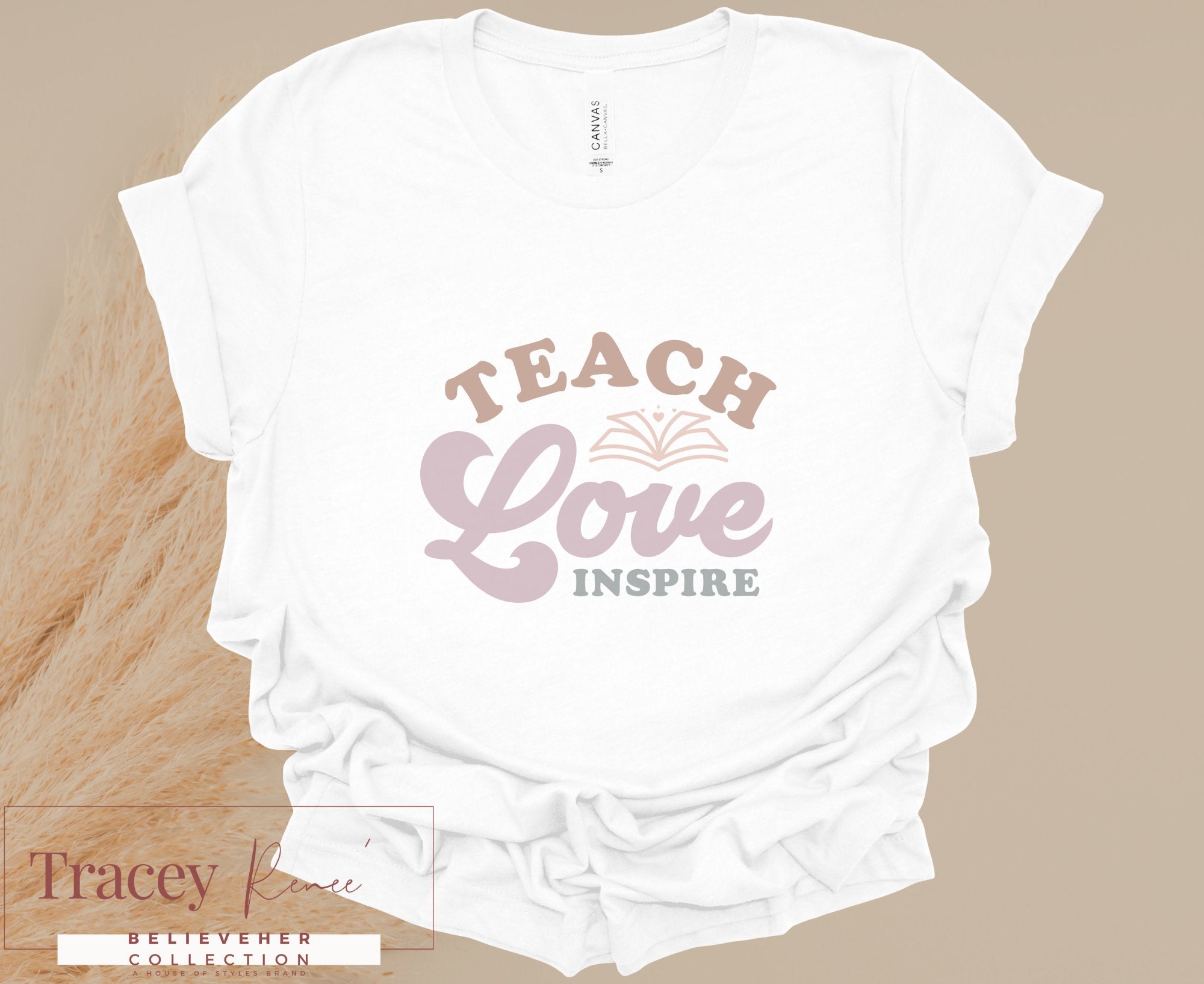 Teacher Shirt: Teach Love Inspire Women's T-shirt, Education Gift, Gift for Teachers.