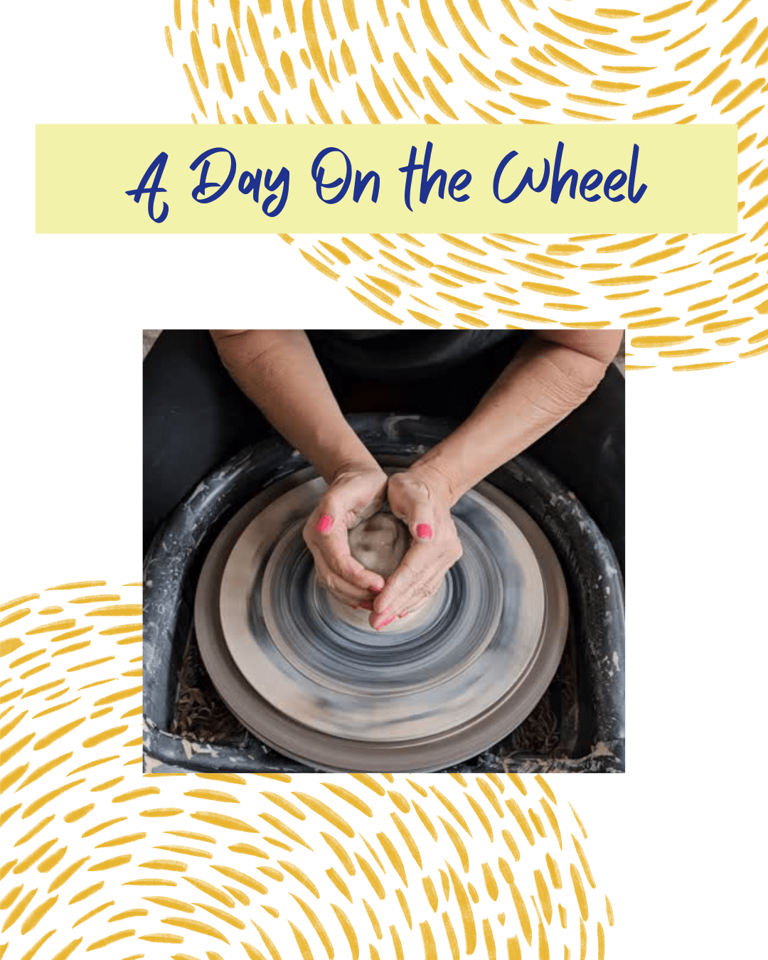 Pottery Wheel Class: Hands Shaping Clay in Hattiesburg, MS - Handmade Pottery